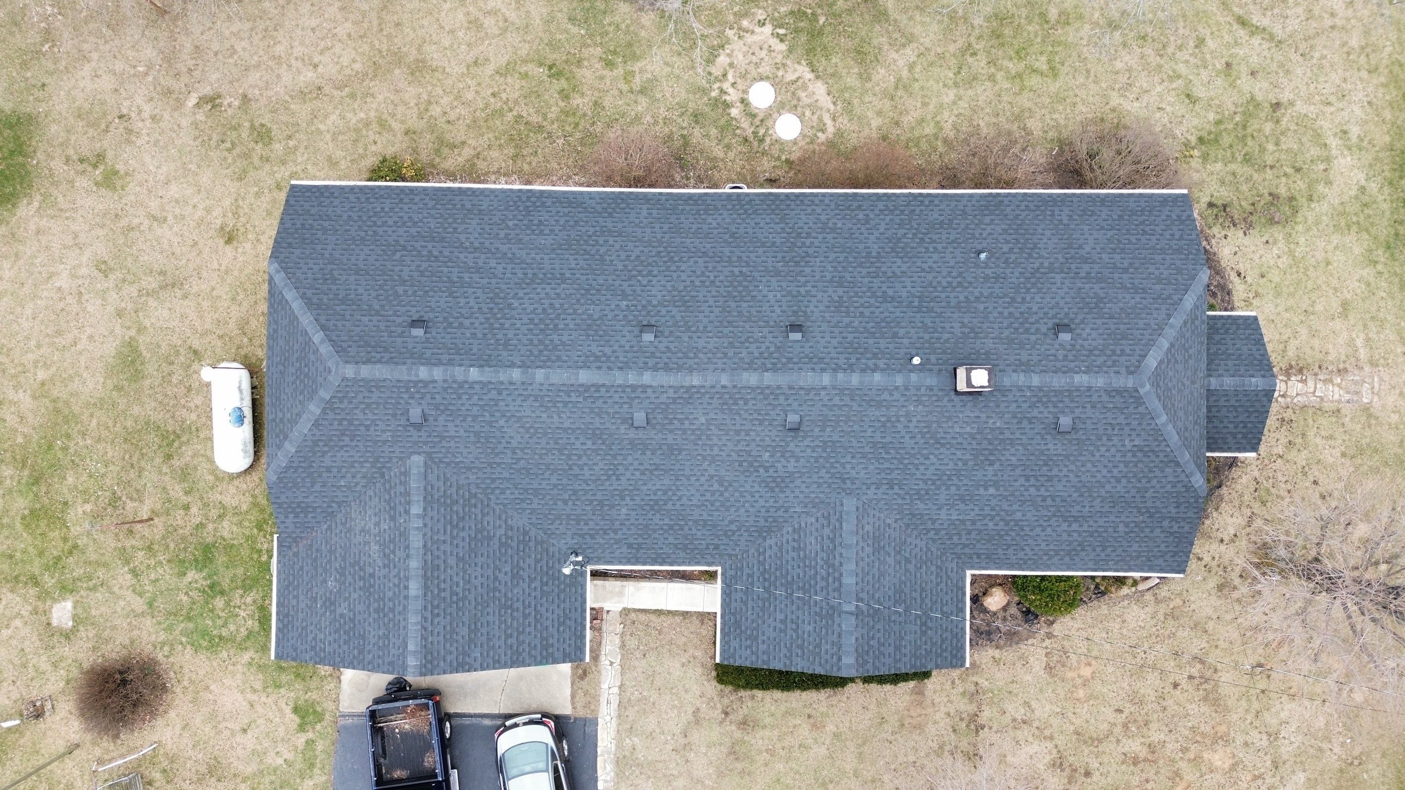 Residential Roofing Installation using Timberline HDZ Shingles - Charcoal by RoofX 