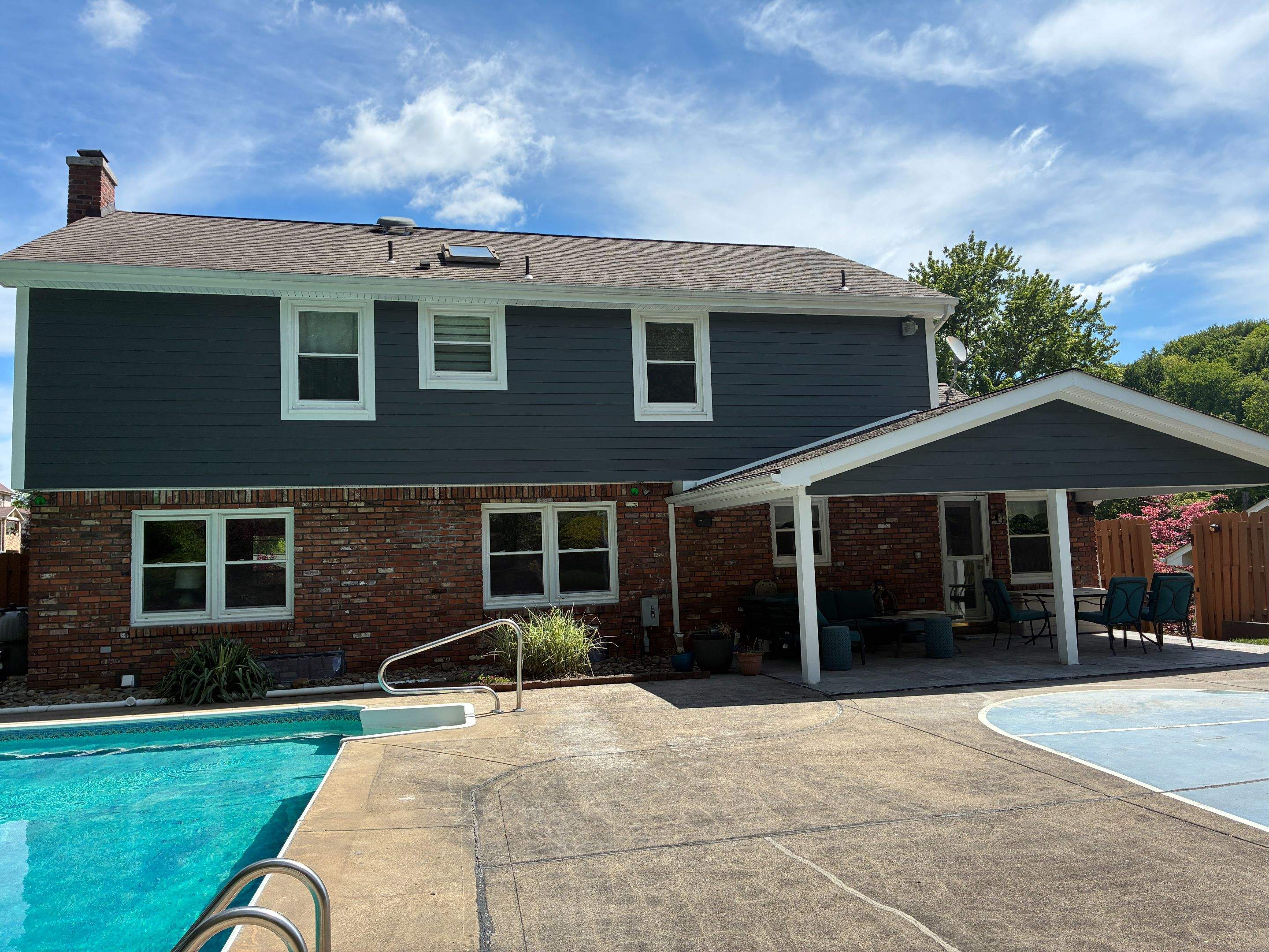 James Hardie in Iron Gray  by Ideal Siding Pittsburgh