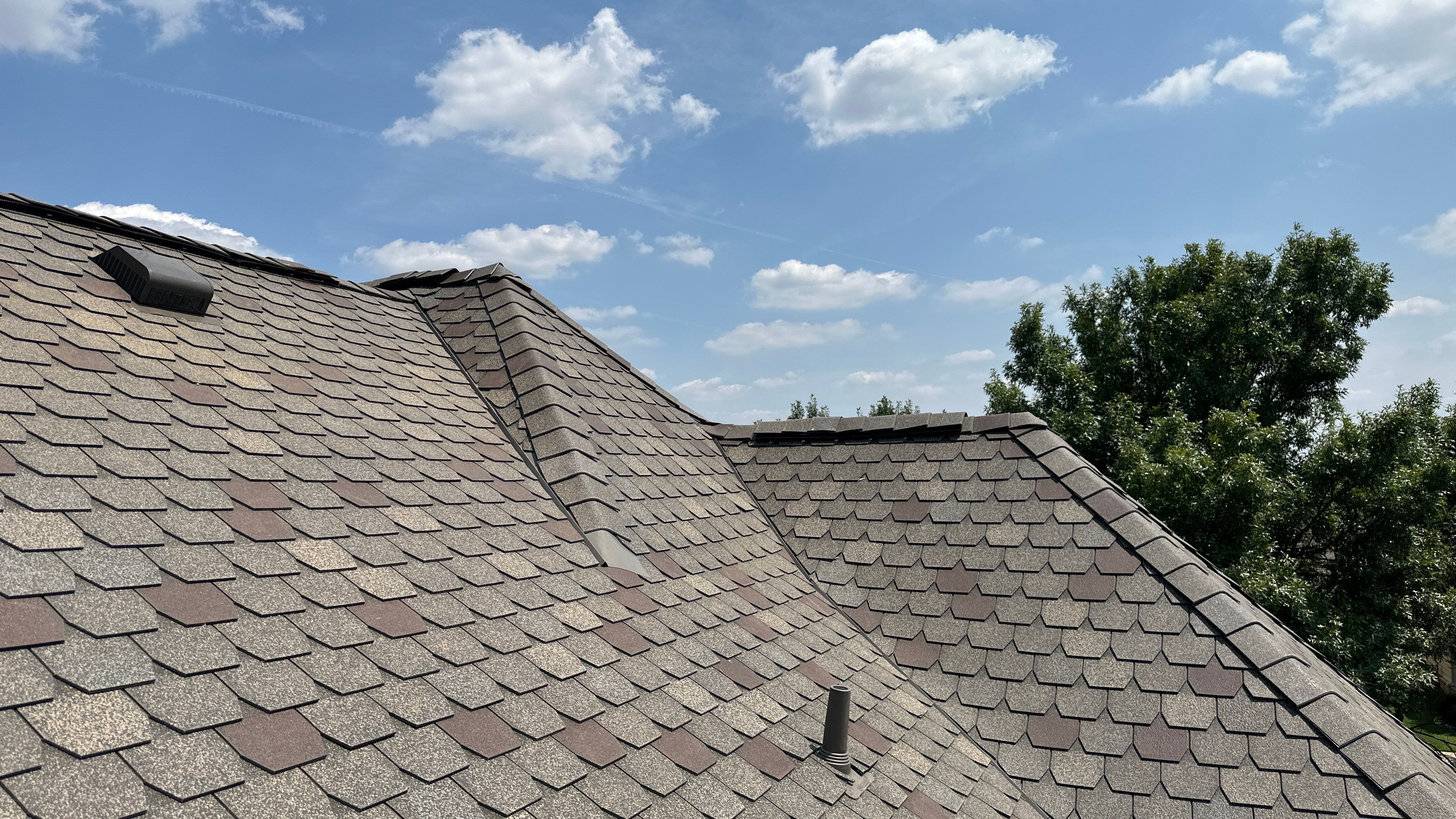 Residential Roofing Installation using F-WAVE Synthetic Shingle by High Performance Restoration