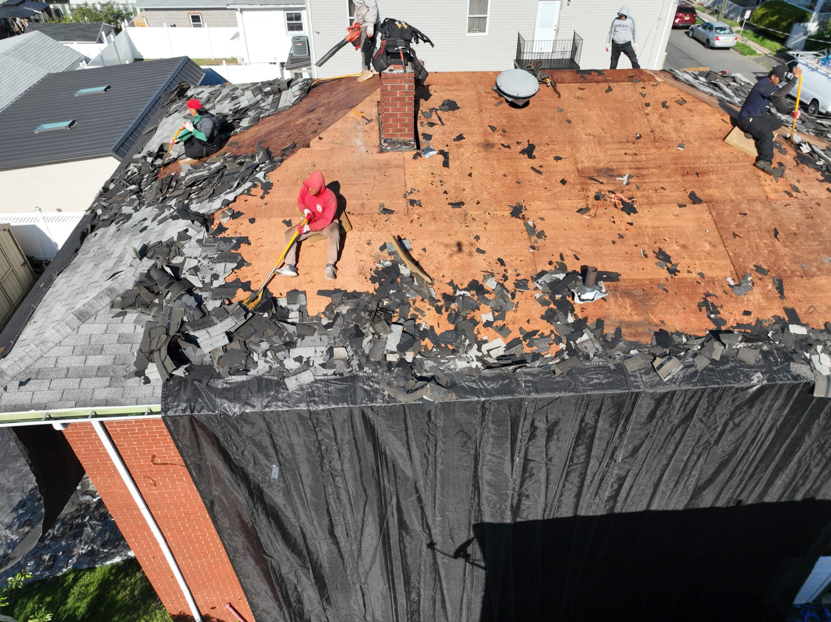 Full Residential Roof Replacement and Decking Installation in Elizabeth by REVIXPRO 