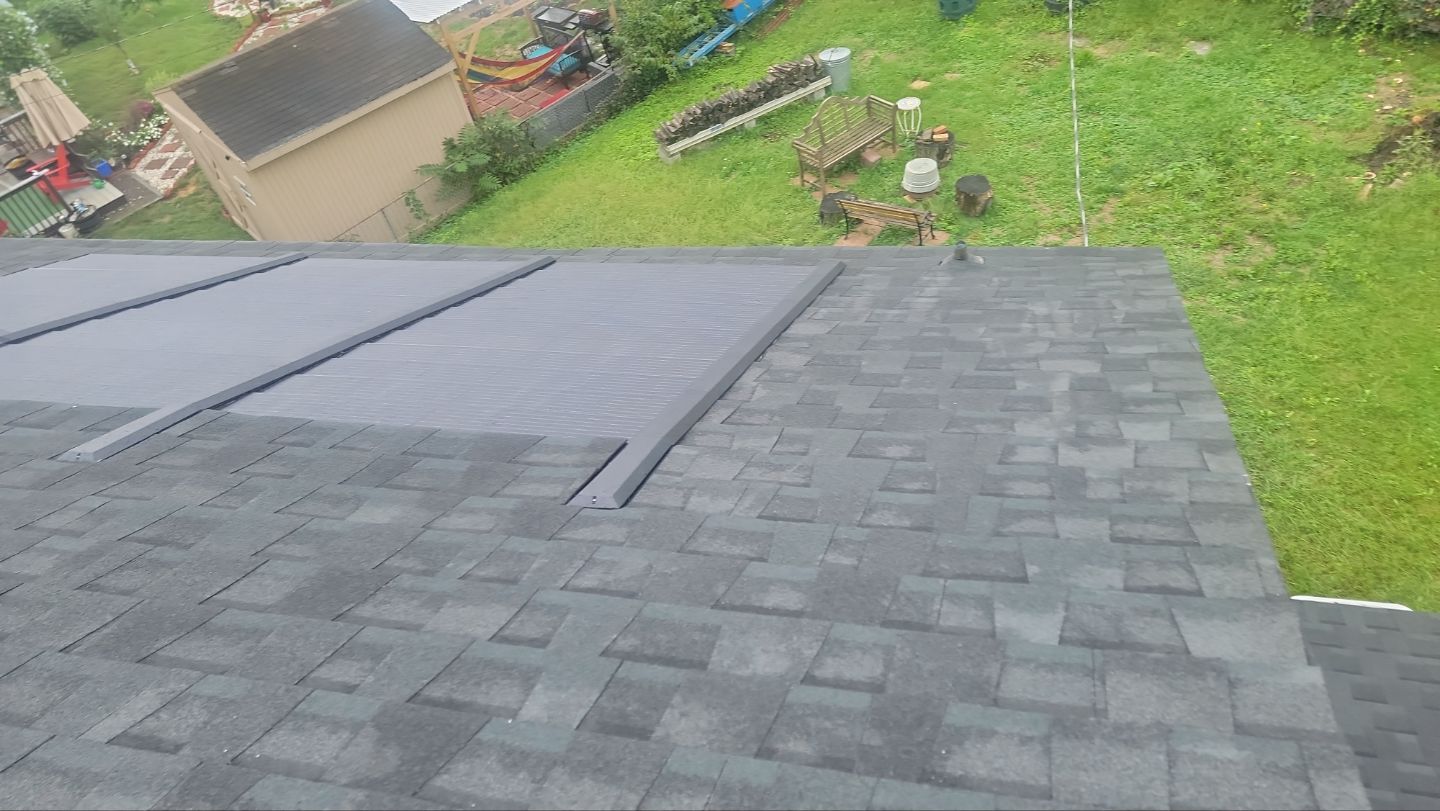 Roof and Solar Installation using GAF Timberline Solar HDZ by ExteriorPros