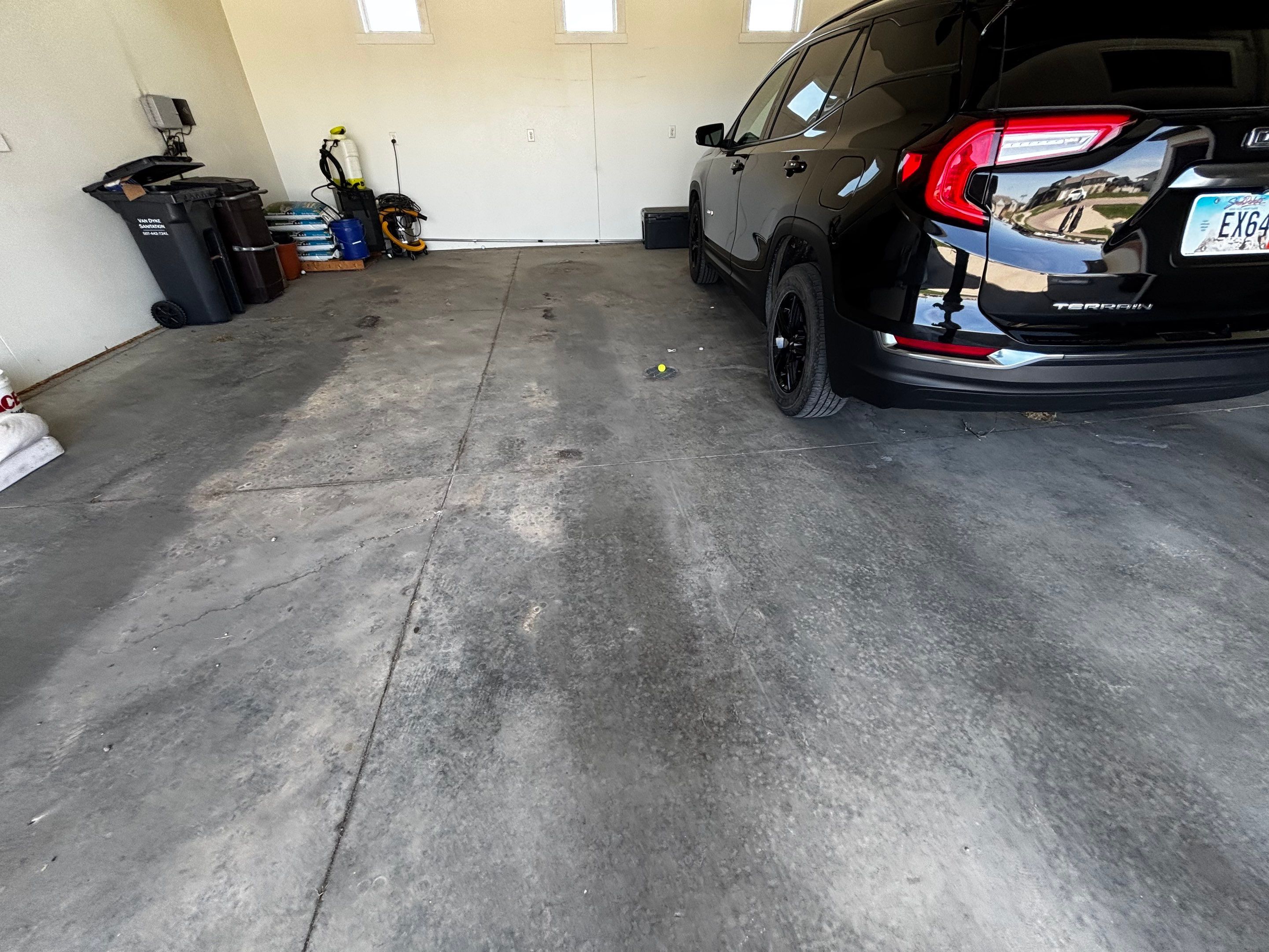 Dell Rapids Multi-Car Garage Concrete Floor Coating and Repair by Select Painting, Coatings & Garage Cabinets