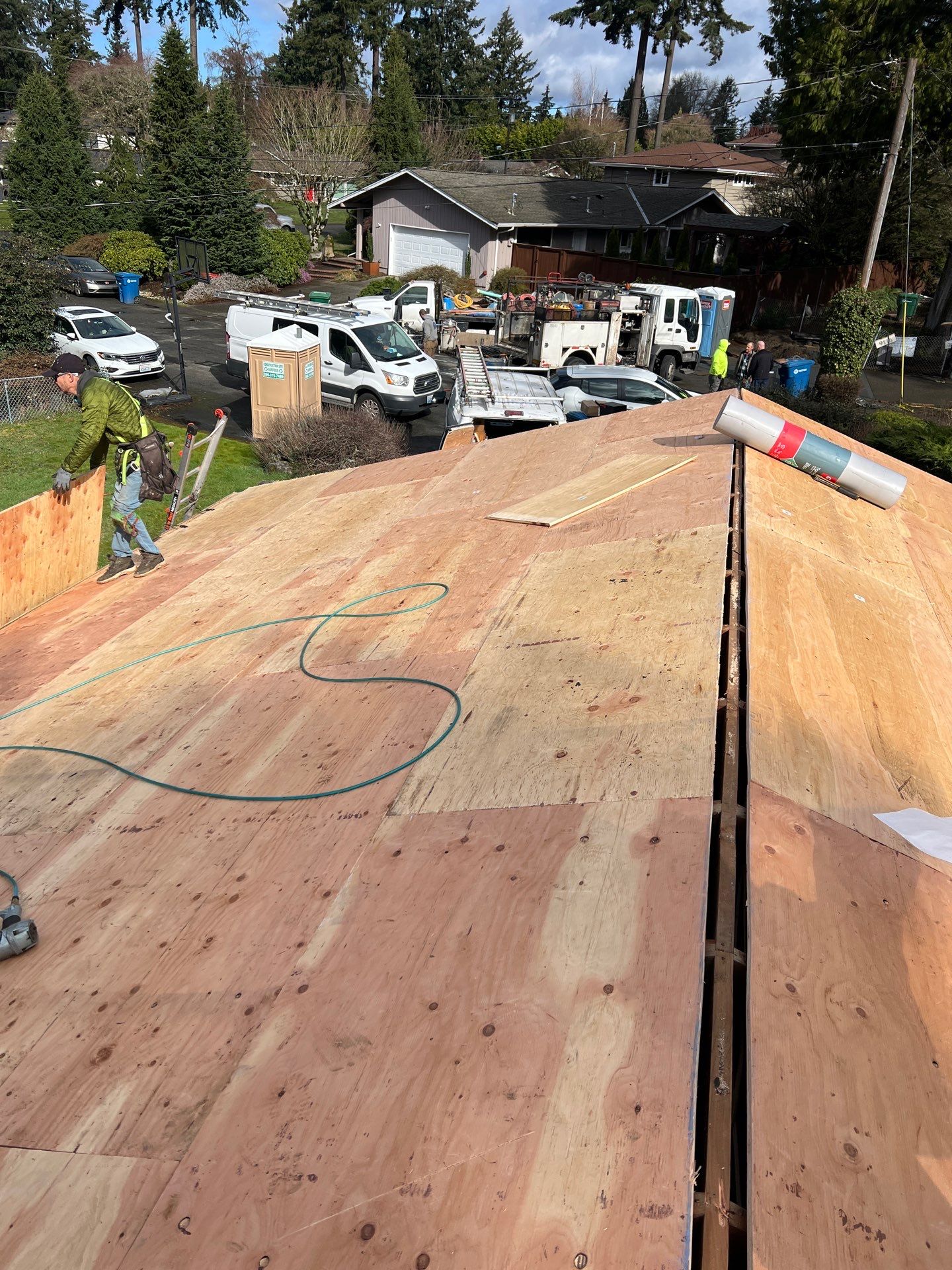 Residential Roofing Installation using GAF HDZ Shingles by Roofing Formula LLC