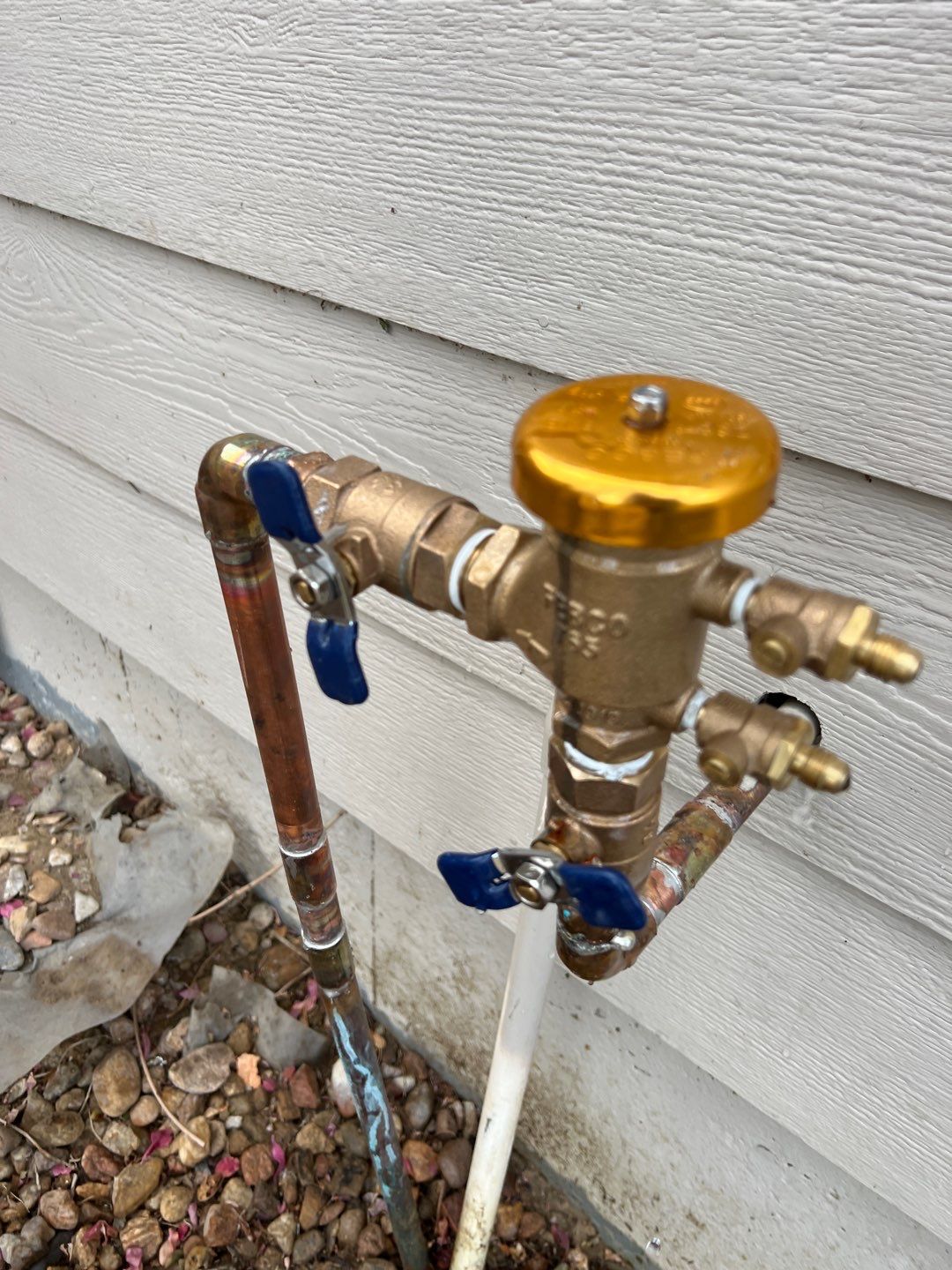 Plumbing Installation using Backflow Preventer for Sprinkler system by Plumbing Connect Systems LLC