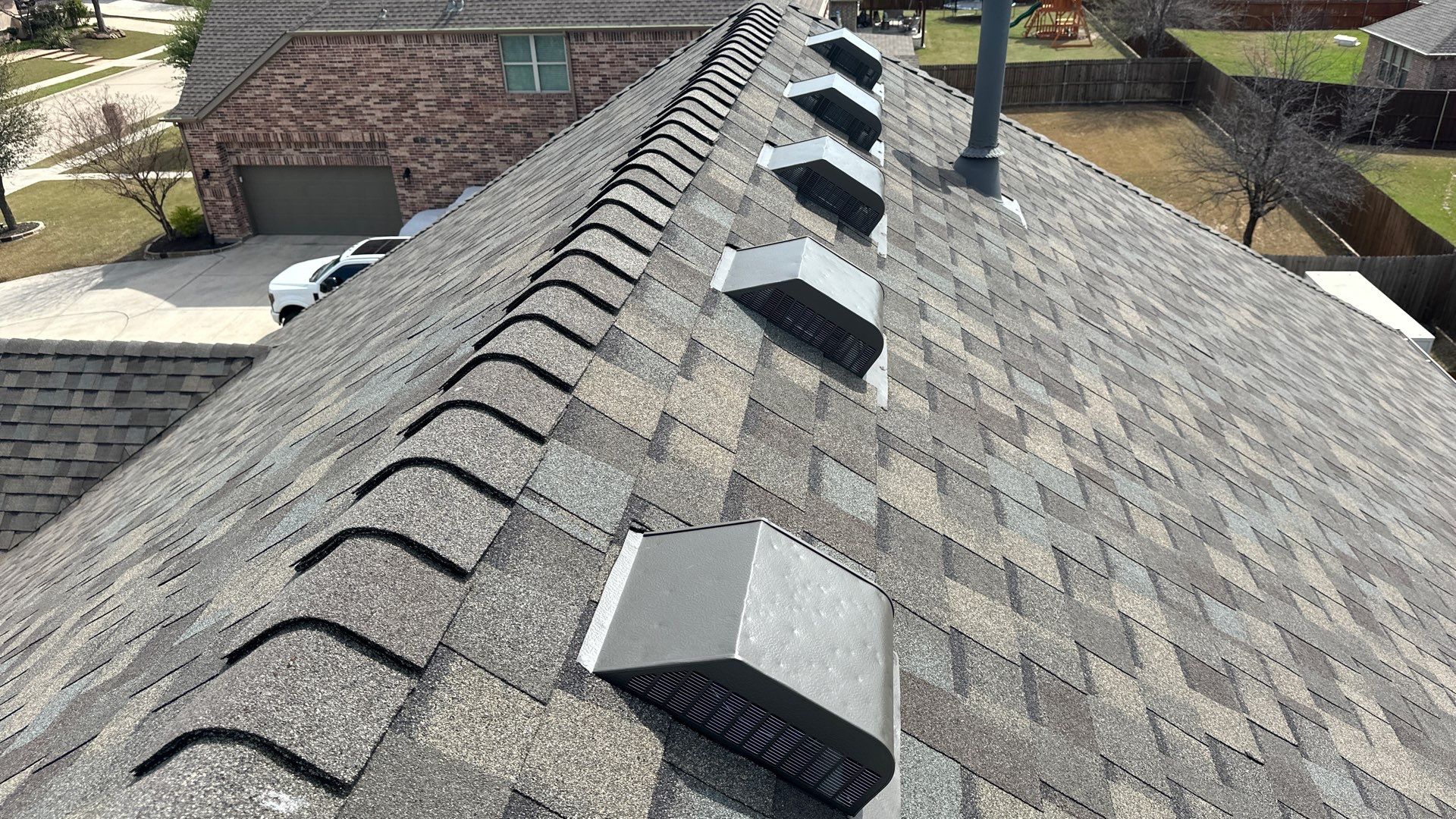 Residential Roofing Installation using Certainteed Max Def Weatherwood by Becker Roofing and Exteriors