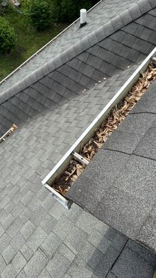 Turtle Shell gutter protection installation in Warrenville, IL 60555, photograph 5
