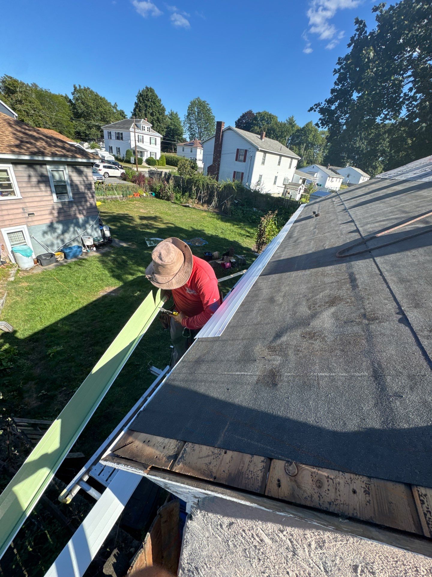 Garage Roof Replacement & Trim Repair by Mighty Dog Roofing of Greater Middlesex County