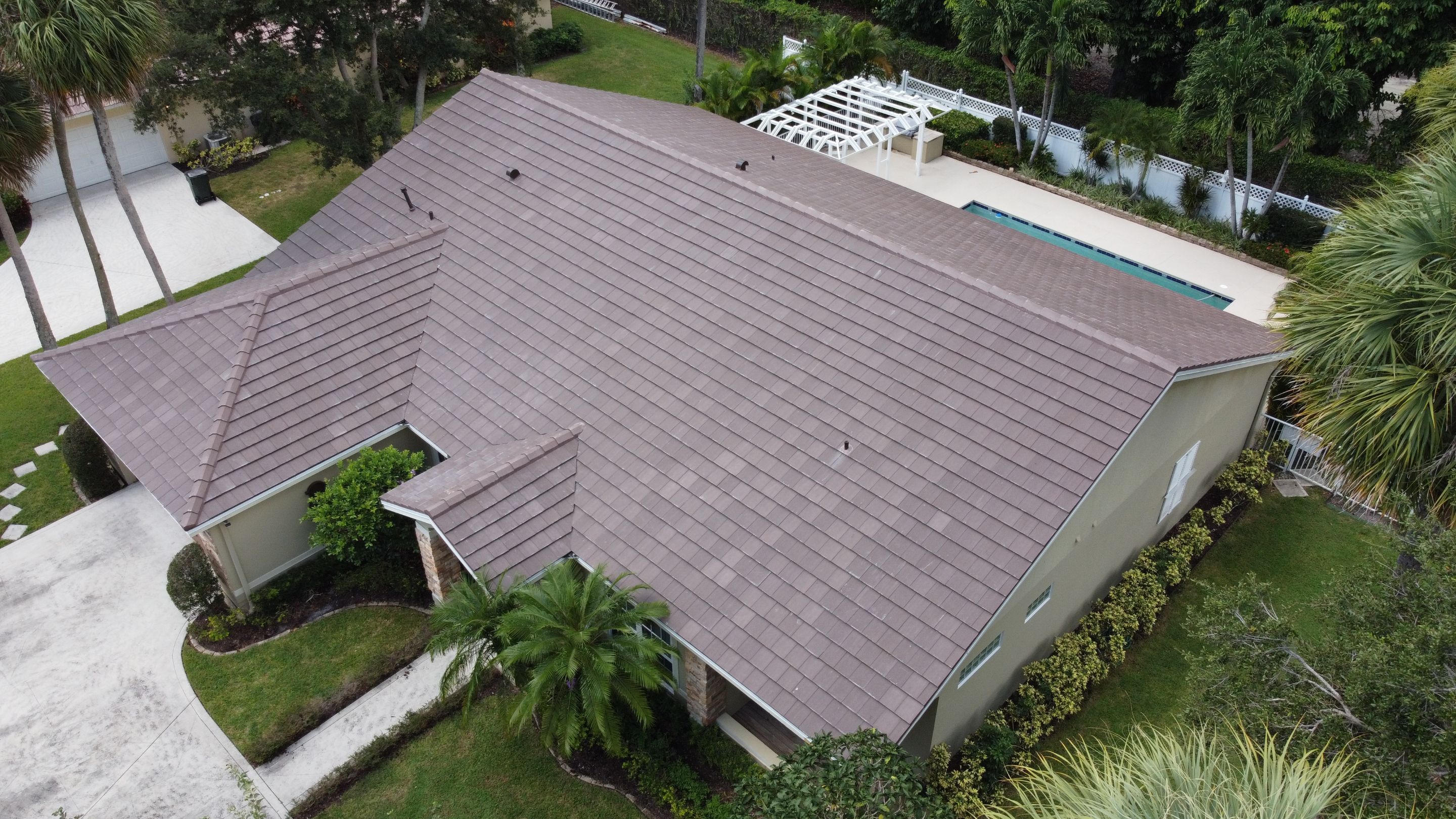 Residential Roofing Installation using Eagle Roofing Tile by BLUES BROTHERS ROOFING