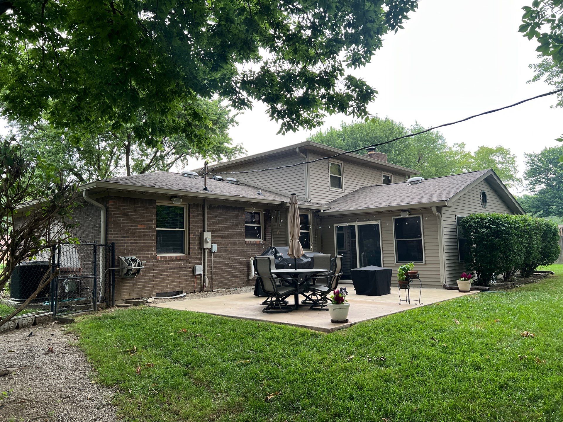Project in Greenwood by Moss Roofing