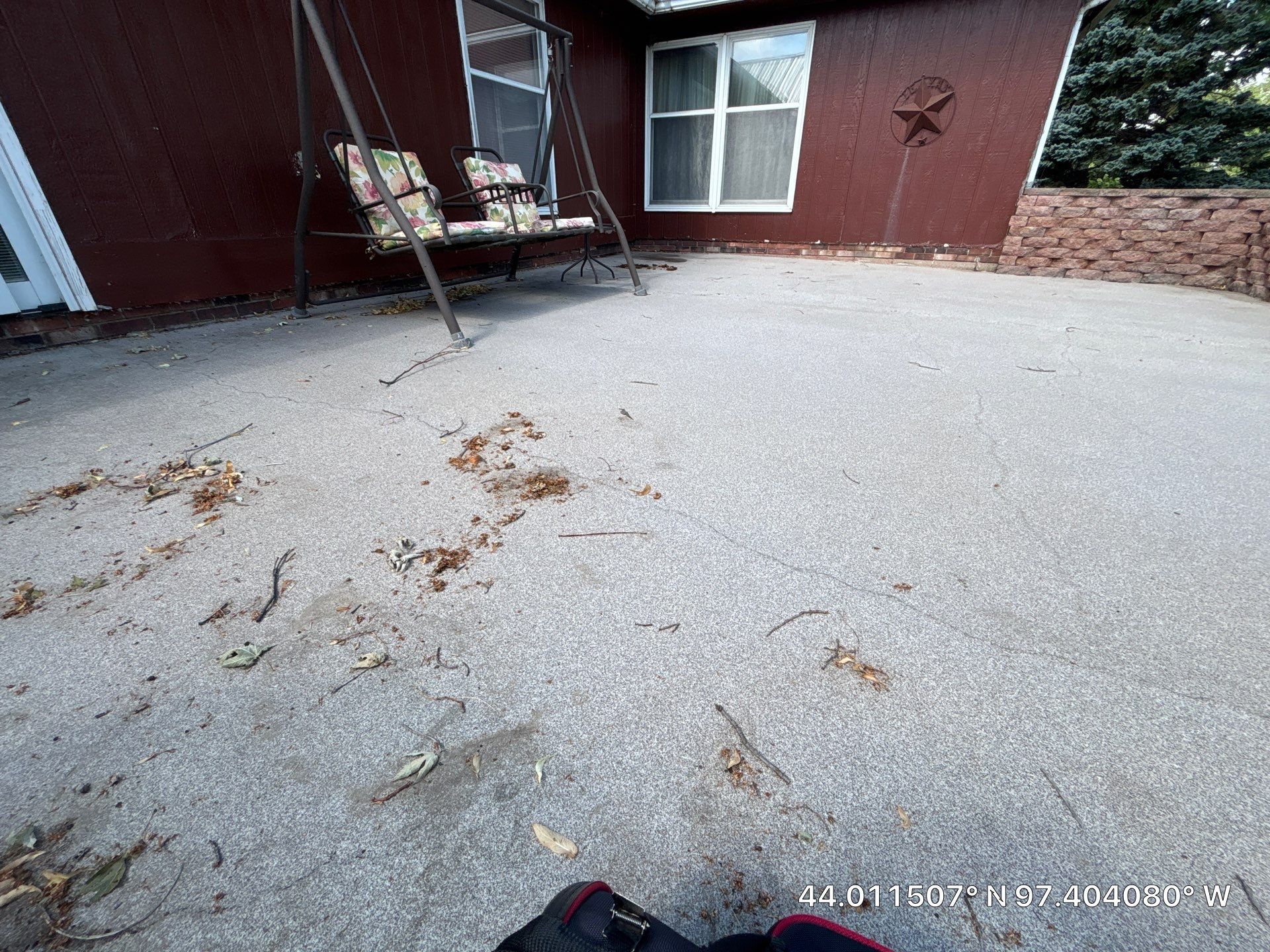 Concrete Patio Resurfacing and Protective Coating in Winfred, South Dakota by Select Painting, Coatings & Garage Cabinets