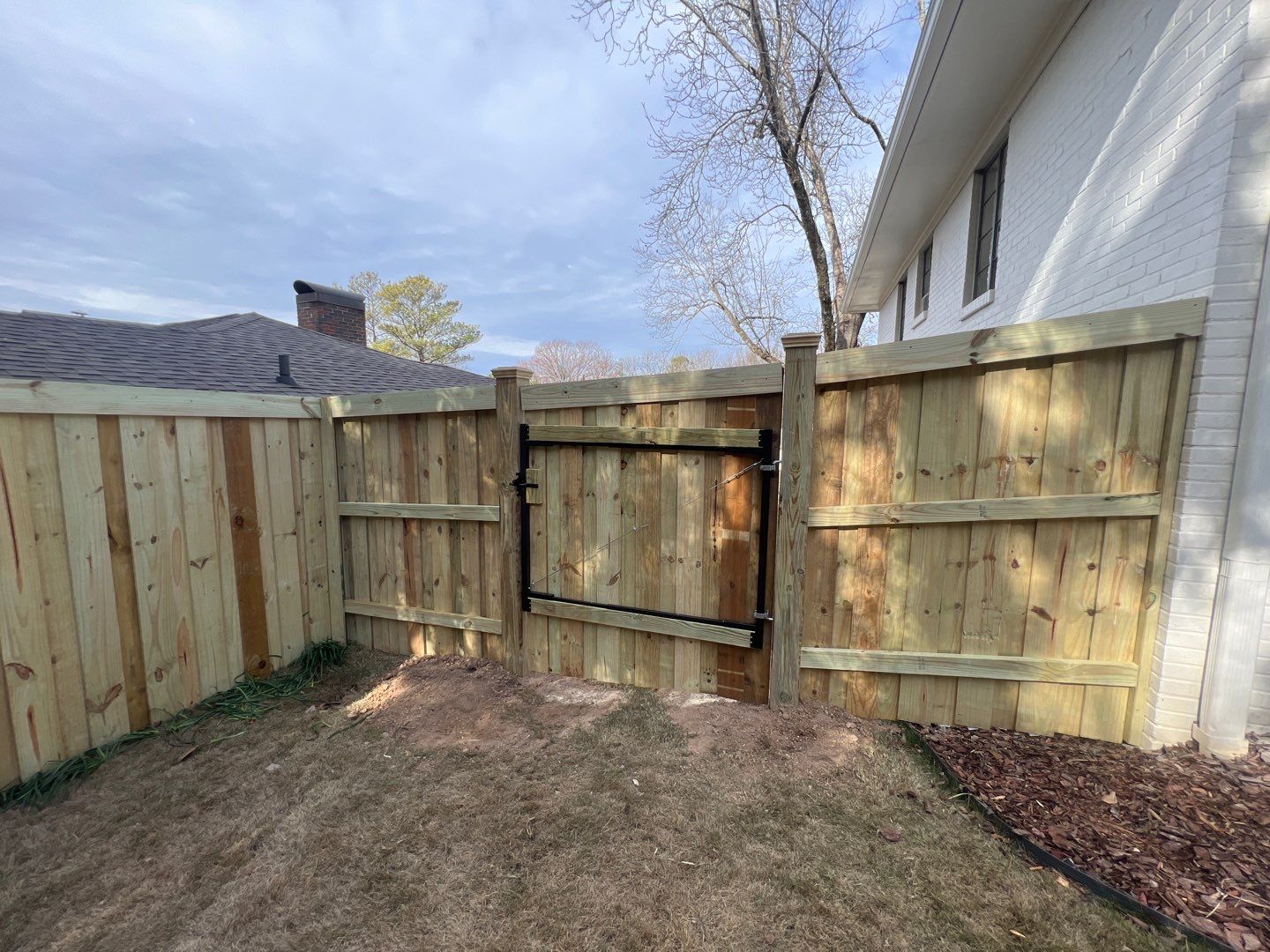 Crestline - Board on Board Fence by Pillar and Pine