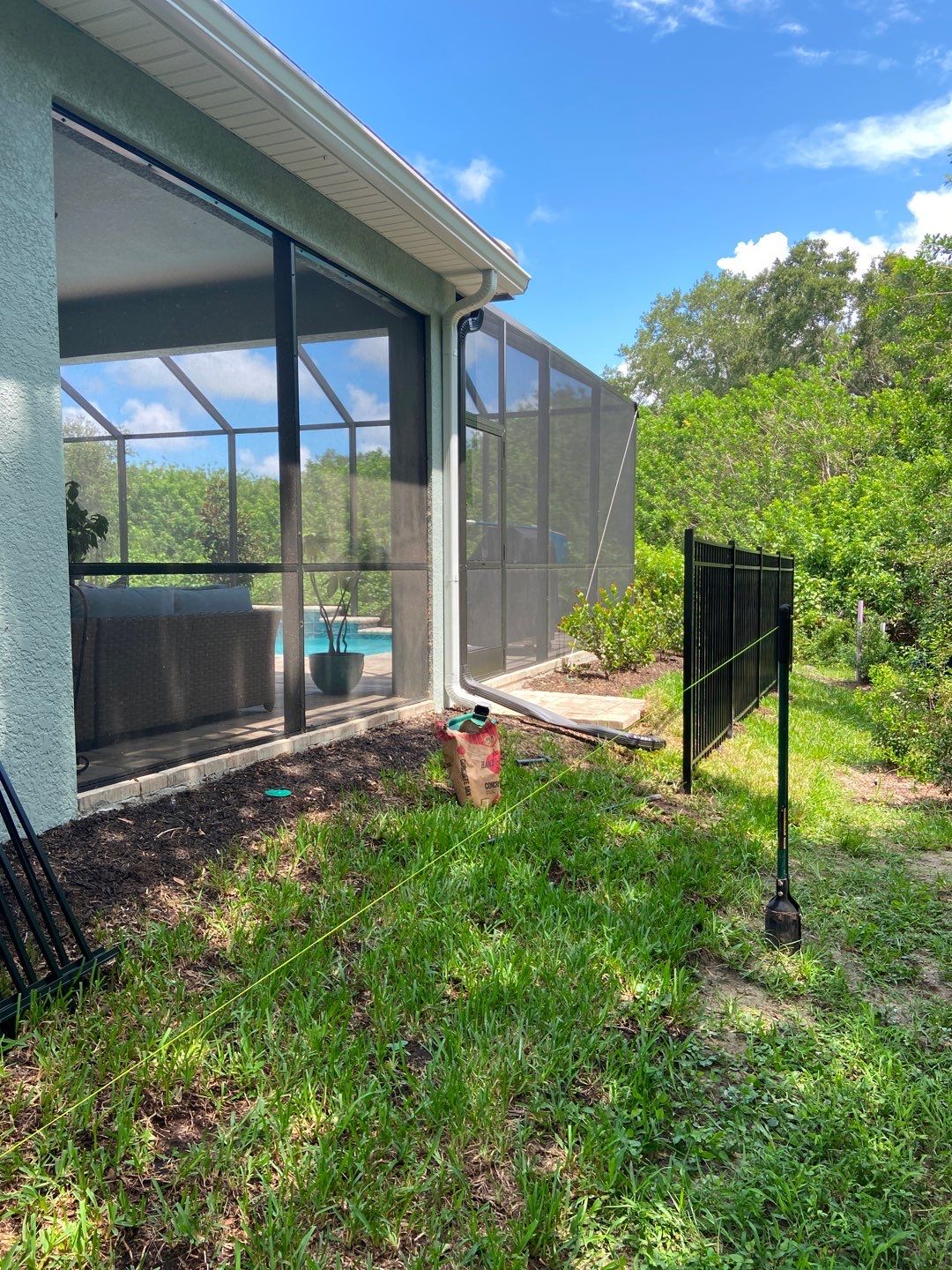 Sarasota, FL Aluminum Fence Installation using Black 3 Rail Aluminum Fence by Asap fence and gates, LLC