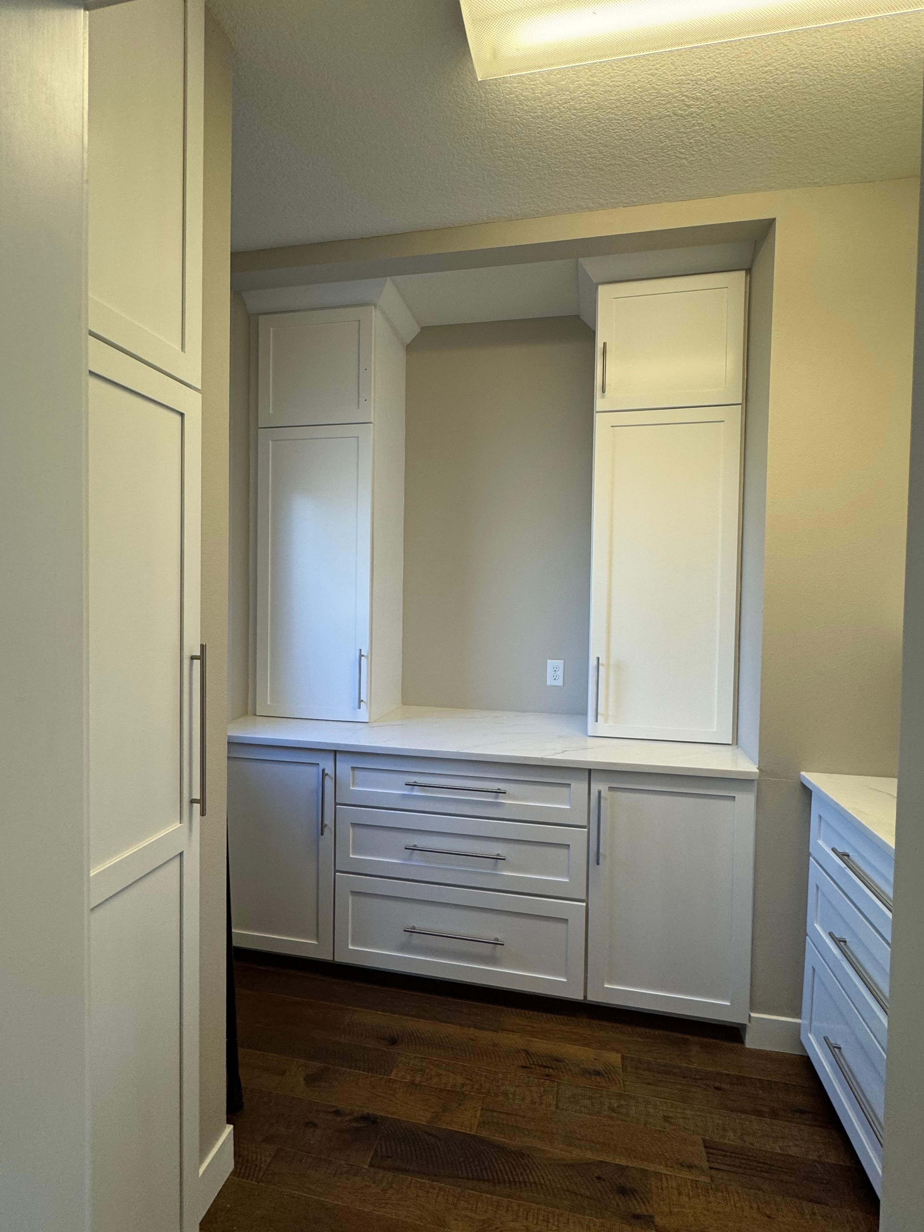 Pantry Built by Cutting edge painting 