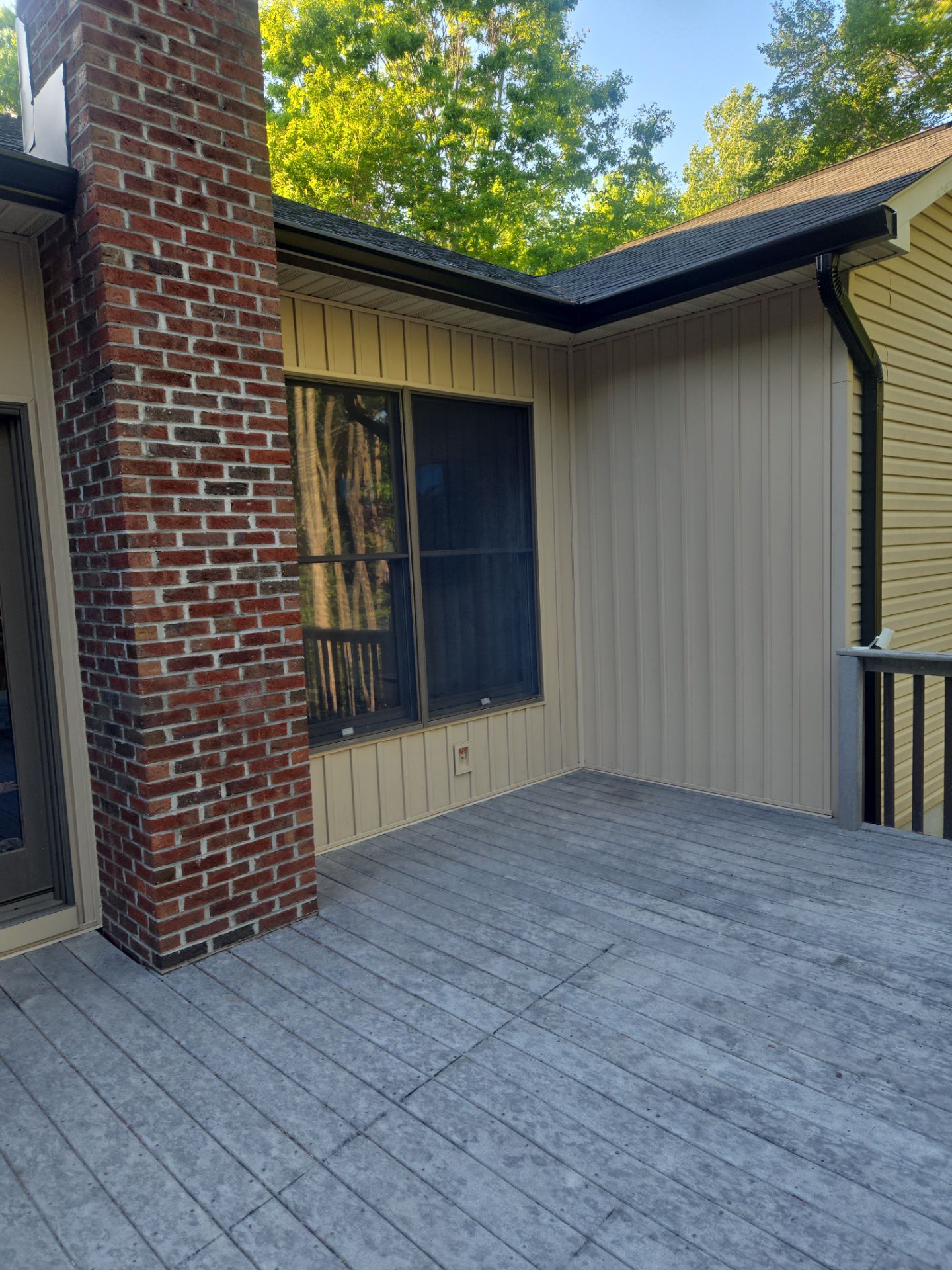 Window replacement with minor carpentry and siding/gutter replacement. by Window Depot of Annapolis