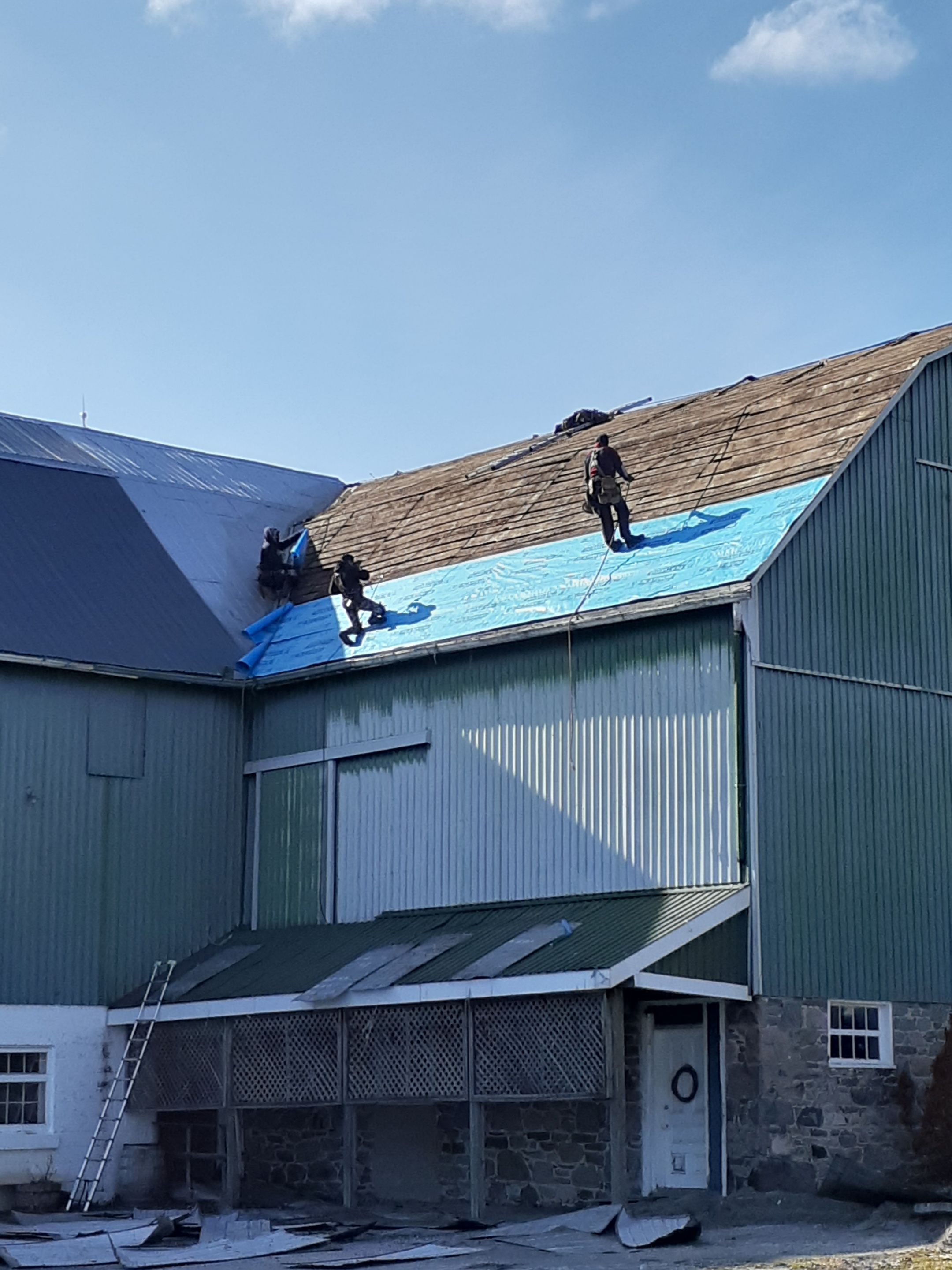 Barn Roof Exposed Fastener Metal Roof using Vicwest UltraVic by Jay Carter Roofing & Sheet Metal