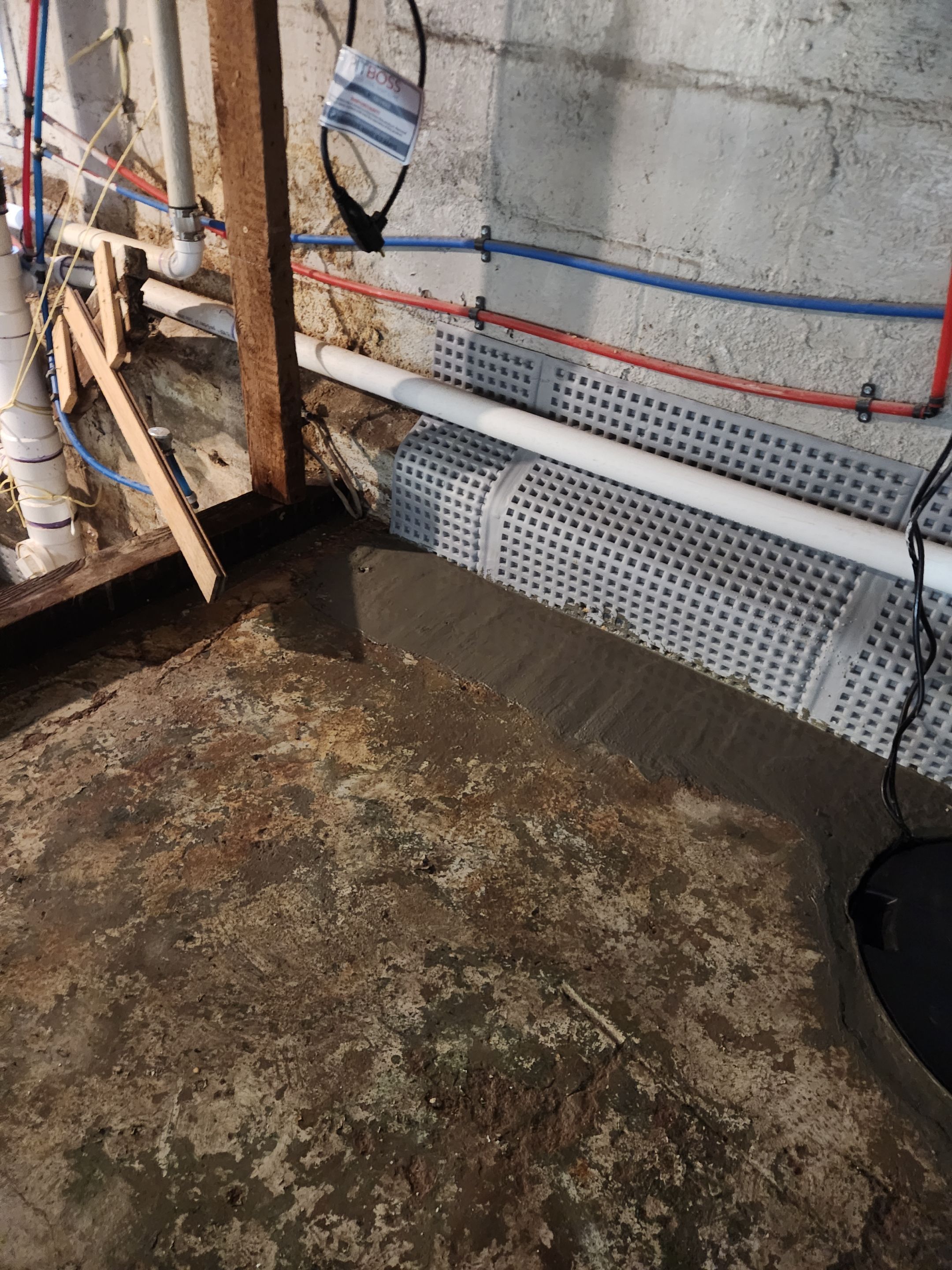 Interior French Drain East Orange NJ by Pure Service Pro, LLC 