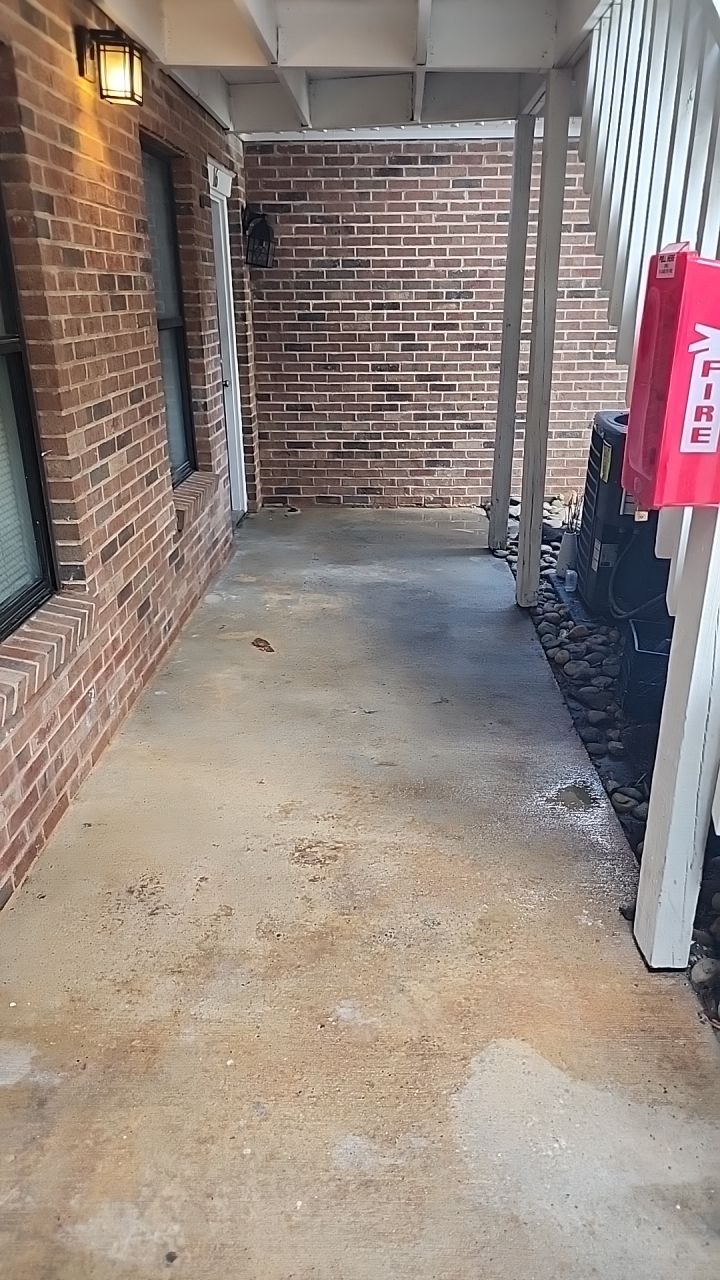 Apartment wash using cleaner by Power Wash Masters LLC