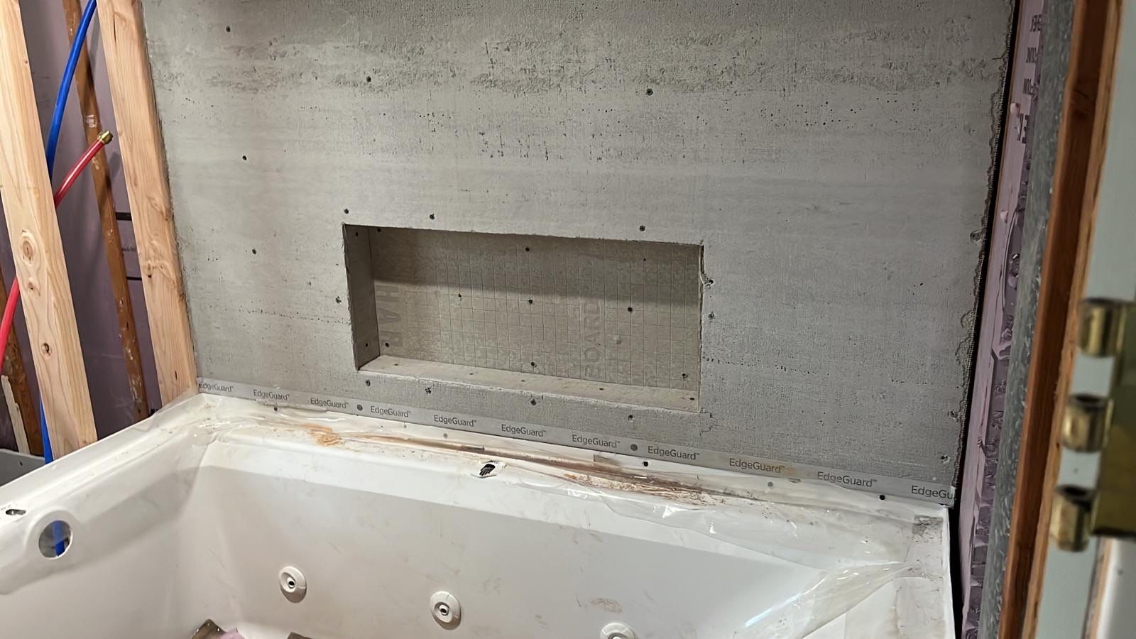 Bathroom Remodel using Tile by Home Concepts Construction