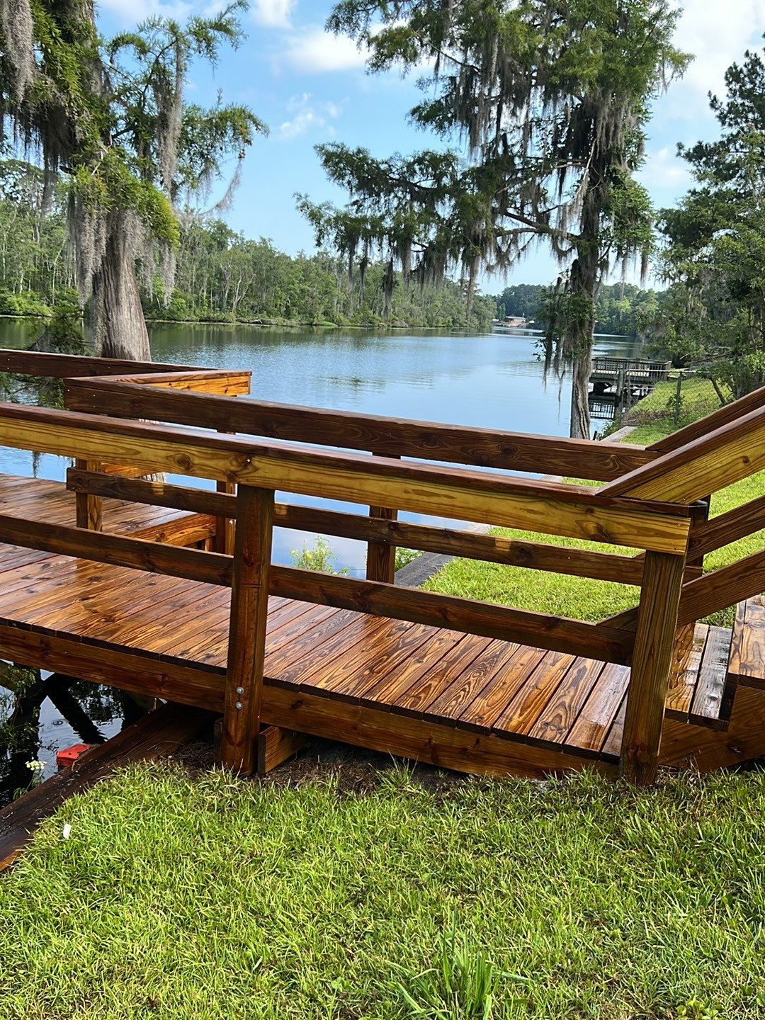 Dock using Wood Sealant by DuraSeal