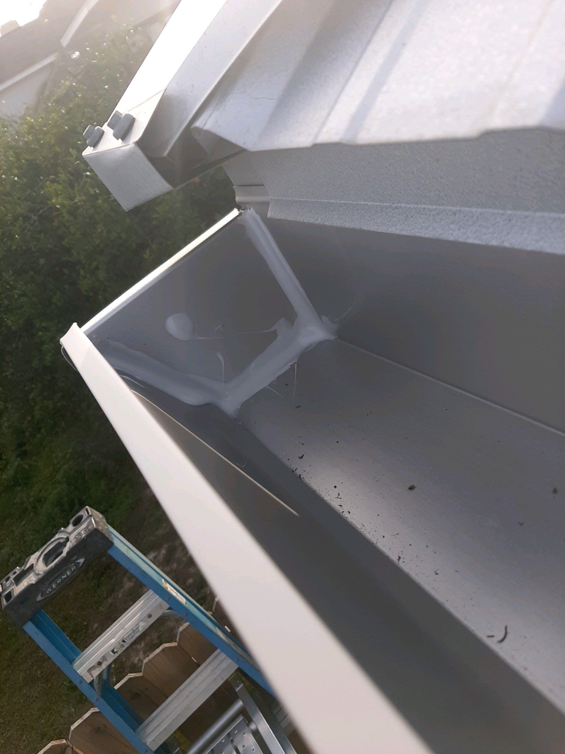 Seamless Gutter Installation Using K-Style Gutters And Gutter Guards by Gutter Professors