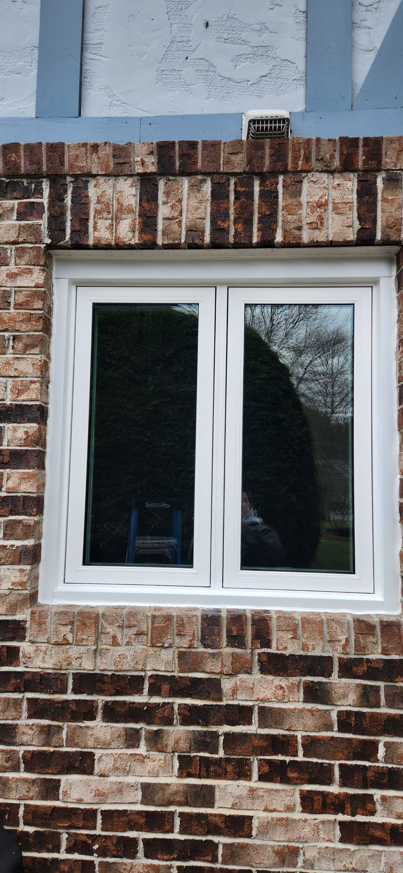 Twin Casement Window Installation in Agawam, MA by Yankee Home Improvement