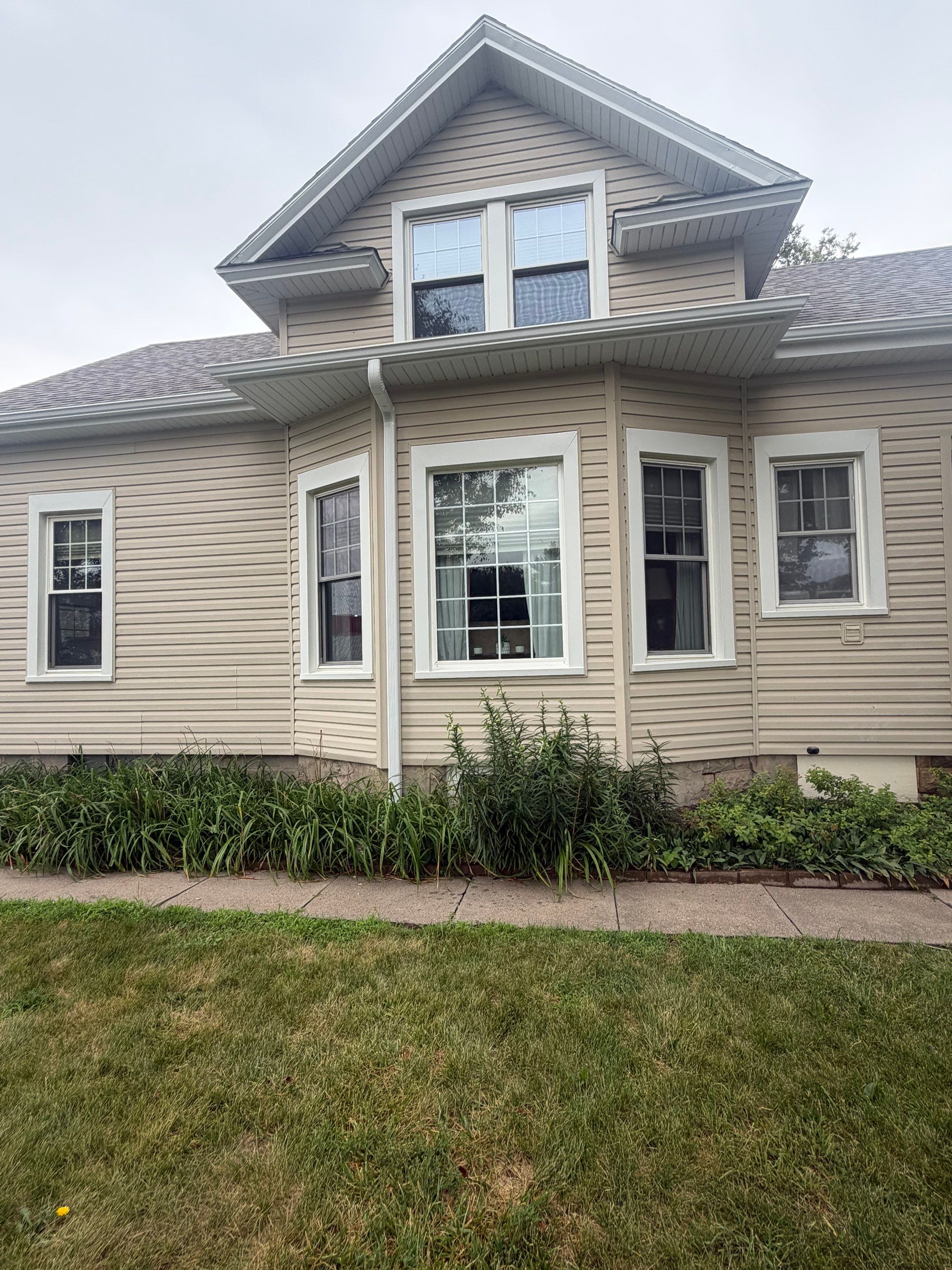 ROOFING -White Window Trim in Snyder by Crows Roofing LLC