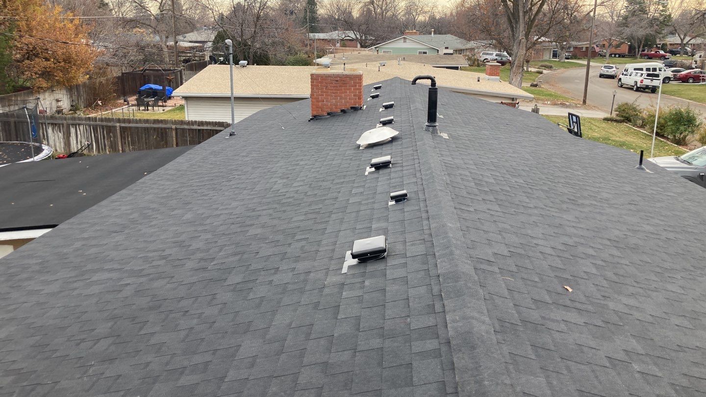 Meridian Single Level Residential Roofing Installation by ID Roofing LLC