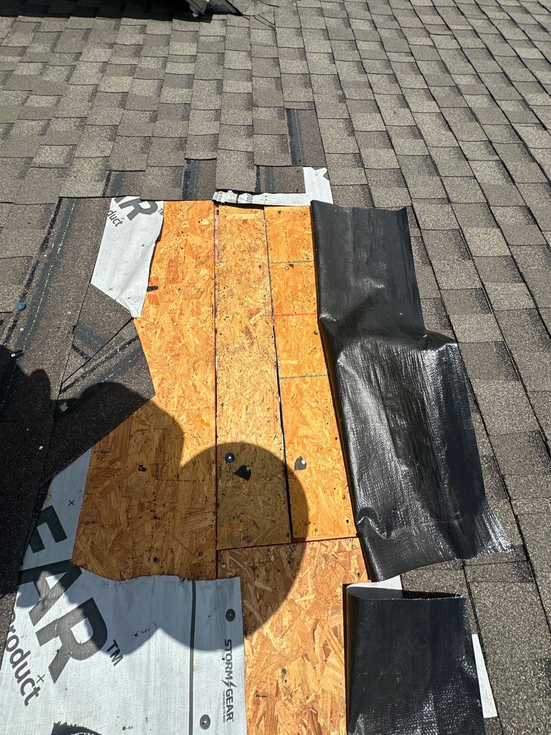 Hail Damage using Owen's Corning Duration (Lifetime) Shingles by Roof Repair Company