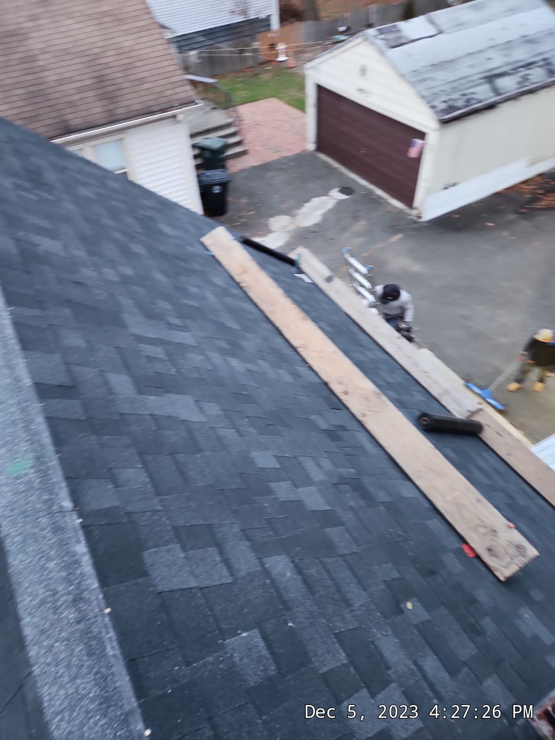 Residential Roofing Installation using Owens Corning TruDefinition by A Plus Exterior