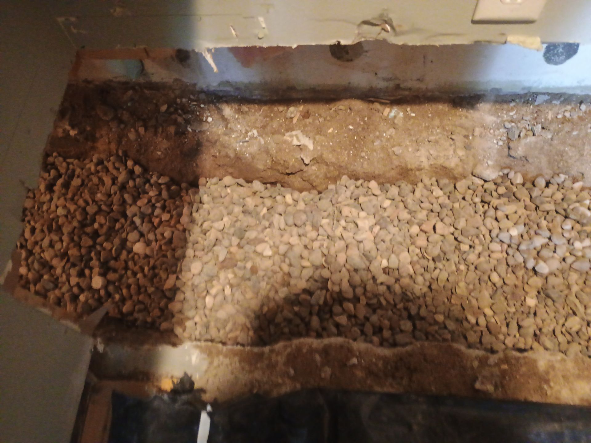 Interior Drain Tile in a Finished South Minneapolis Basement by Waterproofing Northeast