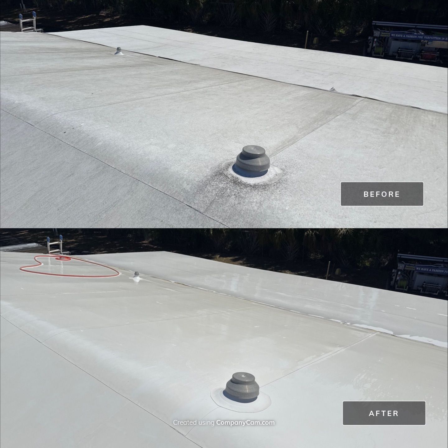Mobile Home Soft Wash & TPO Roof Cleaning in Plaza Estates – Bradenton, FL by Sunshine AquaWash