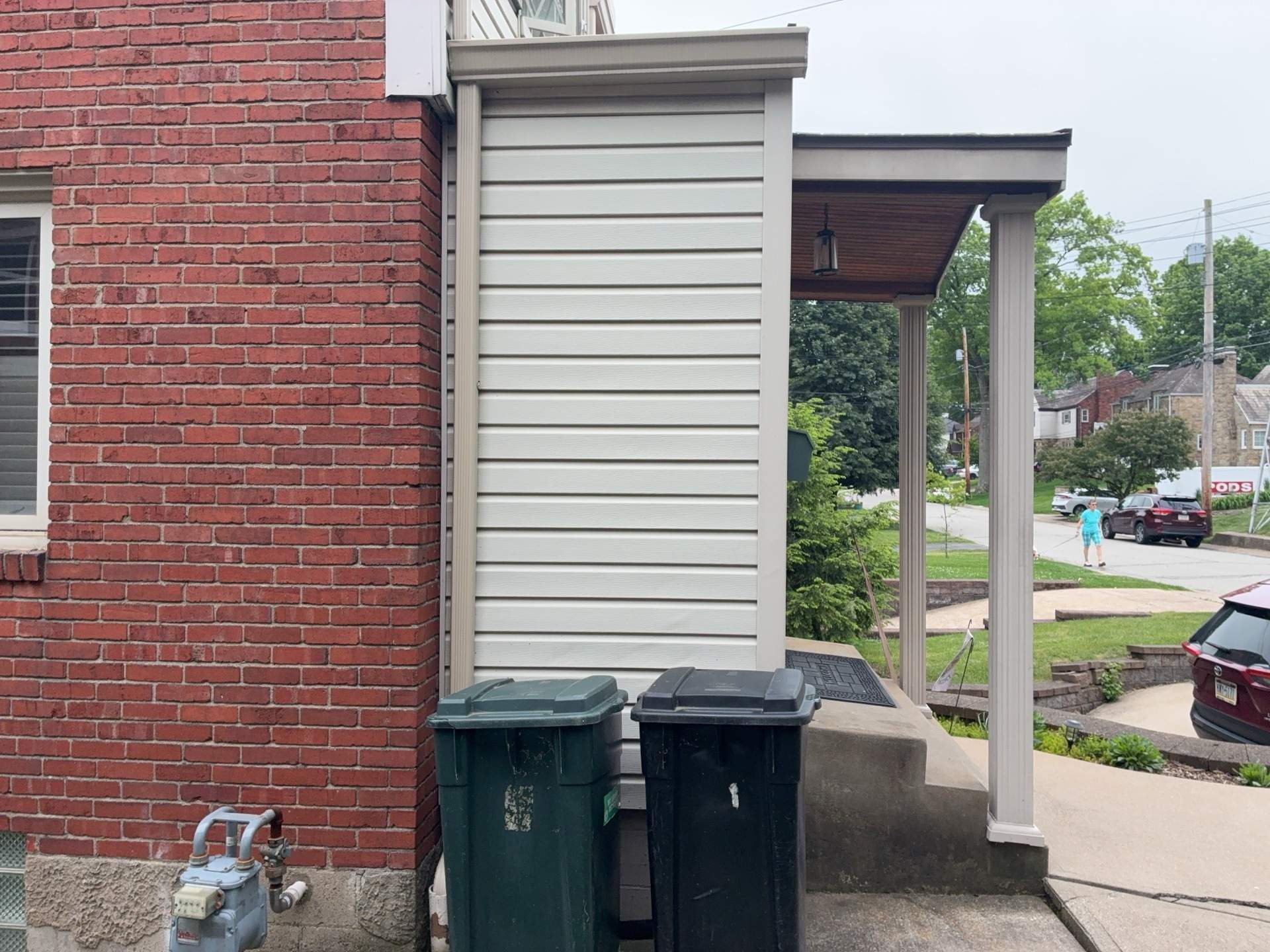 Full Vinyl Siding Renovation and Trim Installation in Mt Lebanon by Ideal Siding Pittsburgh