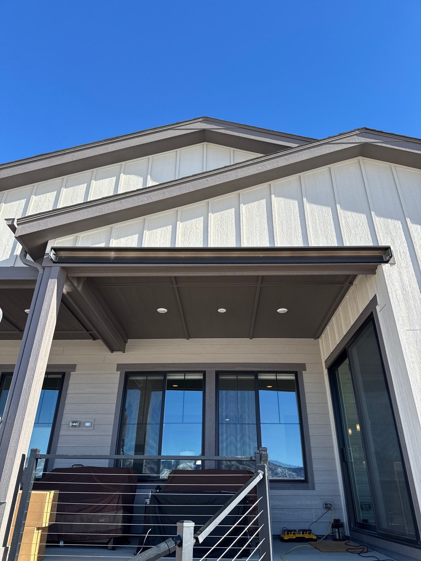 Motorized Screens using Progressive MagnaTrack Screens by Outdoor Solutions Colorado