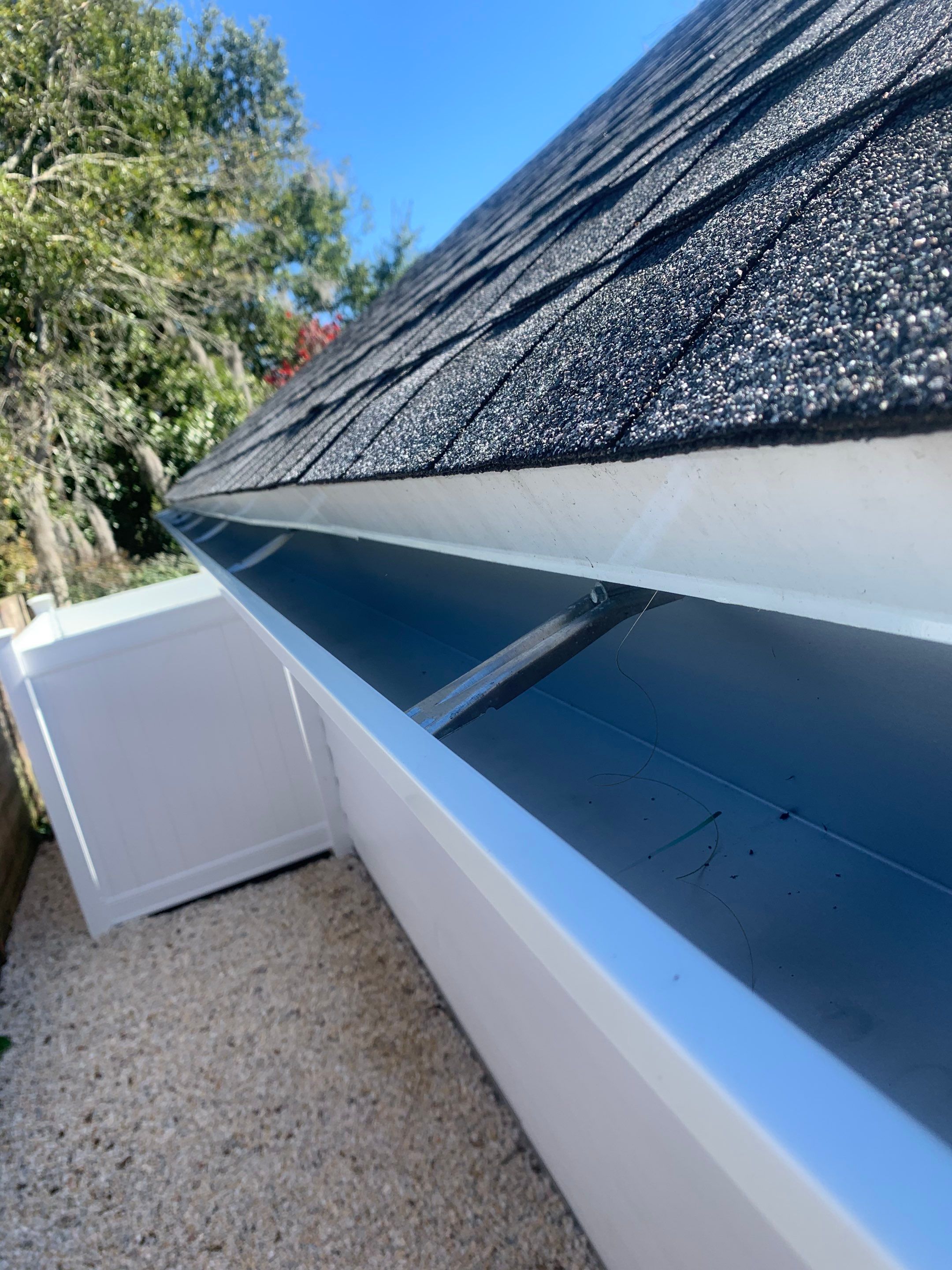 Gutter Installation using K-Style Seamless Gutters by Gutter Professors