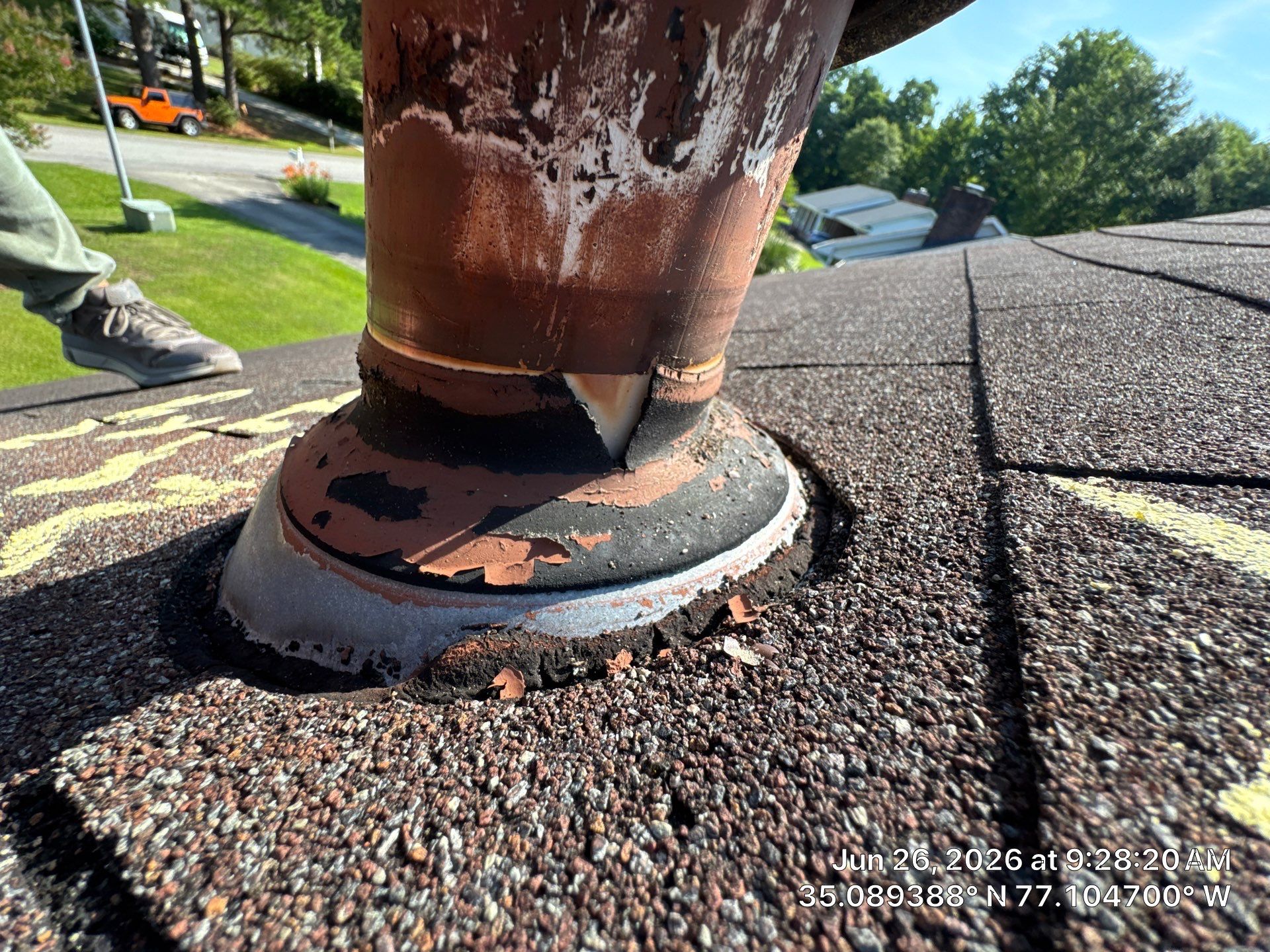 Professional Roof Inspection Report for Real Estate Transaction in New Bern by North Carolina Roofs
