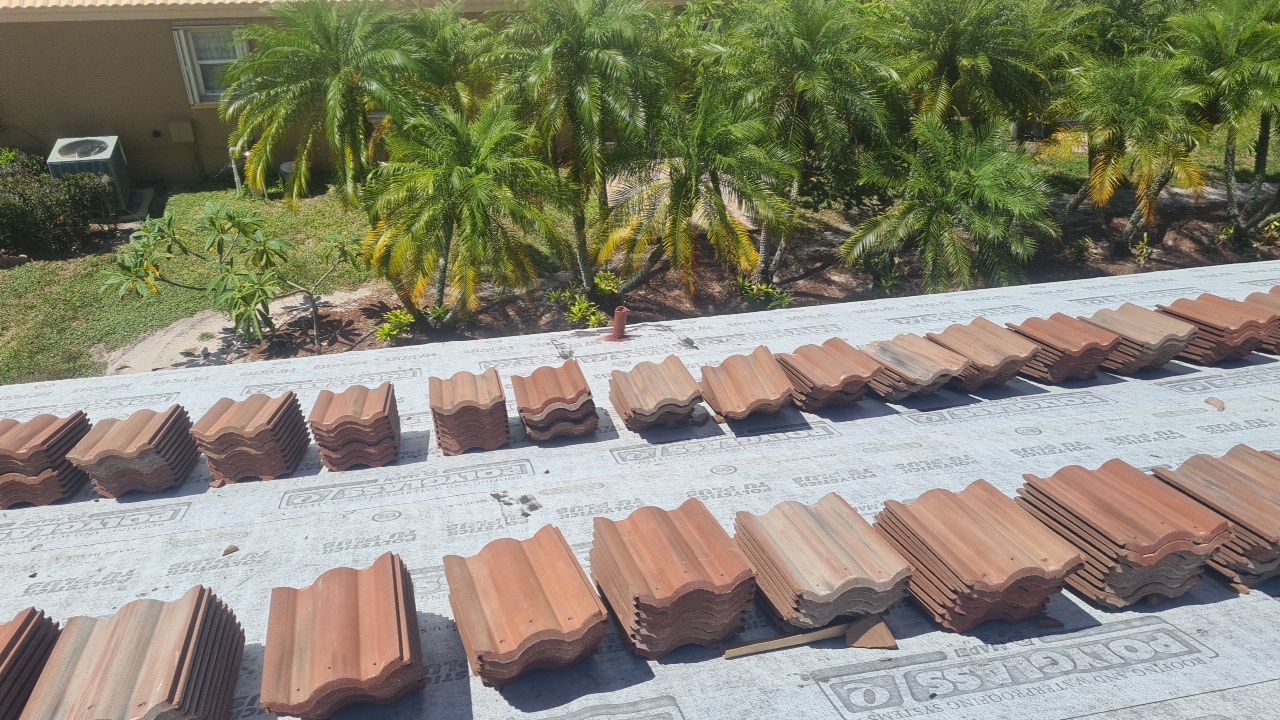 Residential Roofing Installation using Eagle Roofing Tile by BLUES BROTHERS ROOFING