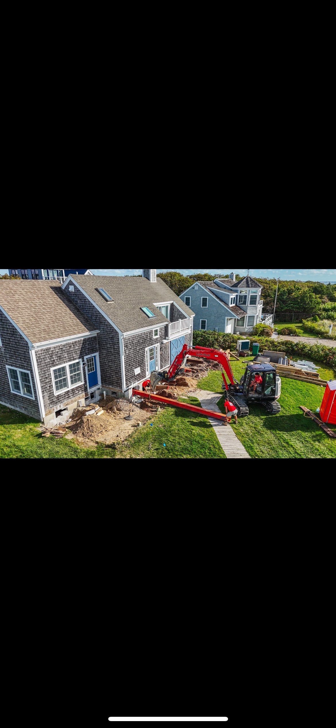 House Elevation and Structural Foundation Reconstruction in West Yarmouth by Lewis Bay Management