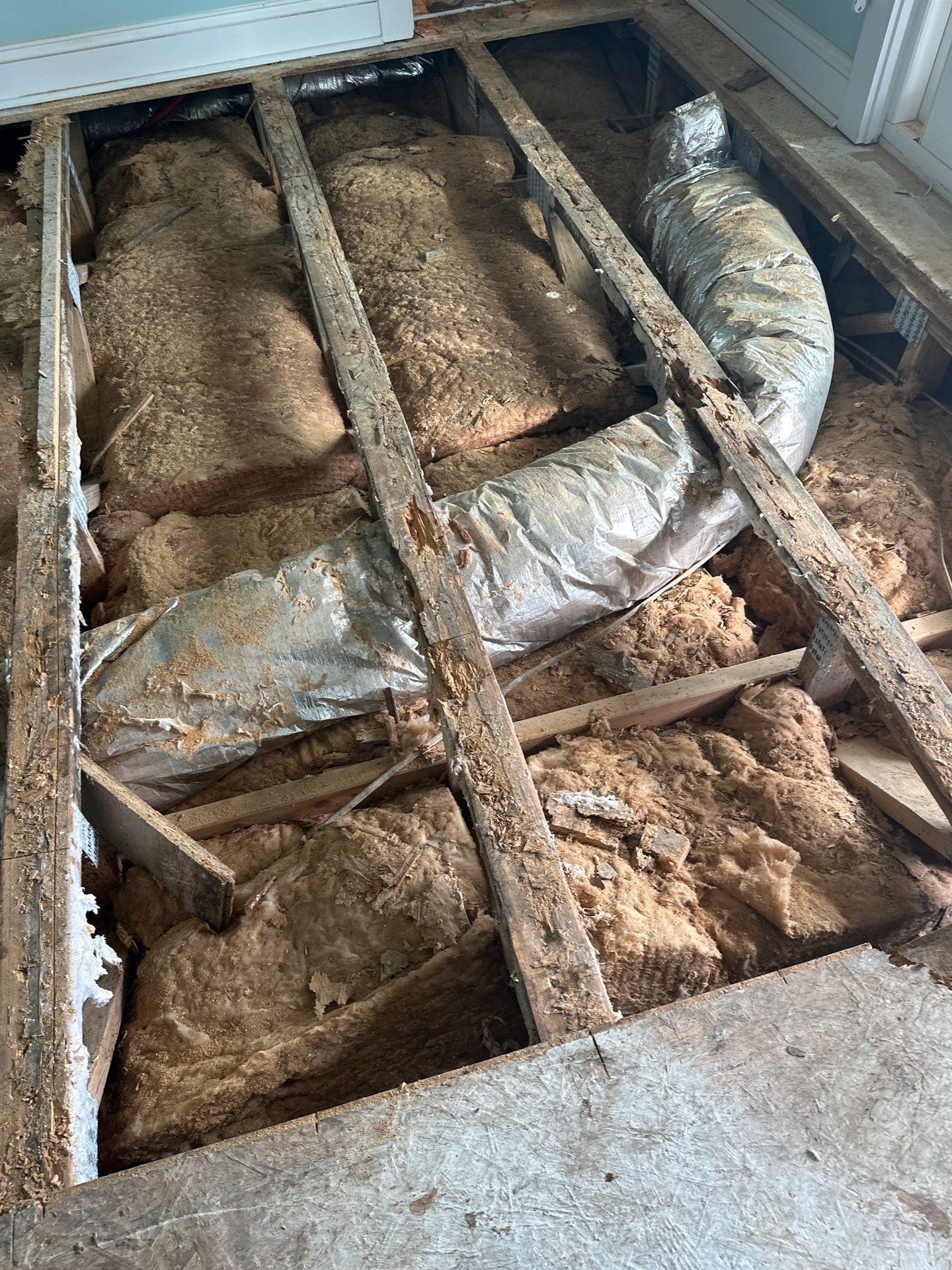 Caving Floor Structural Rot Damage Repair by Licensed General Contractor in Oak Island NC by RGR Construction and Roofing, LLC