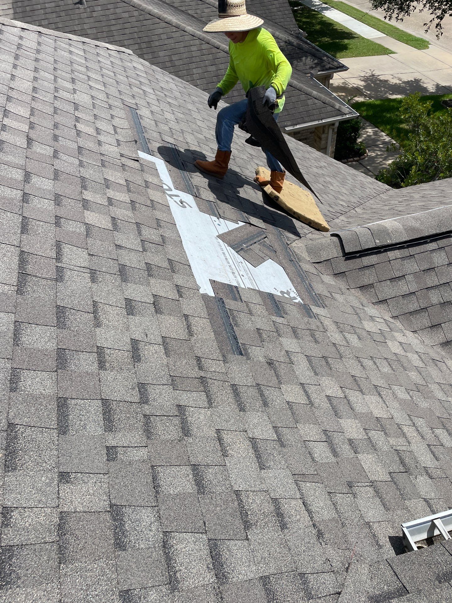 Hail Damage using Owen's Corning Duration (Lifetime) Shingles by Roof Repair Services LLC