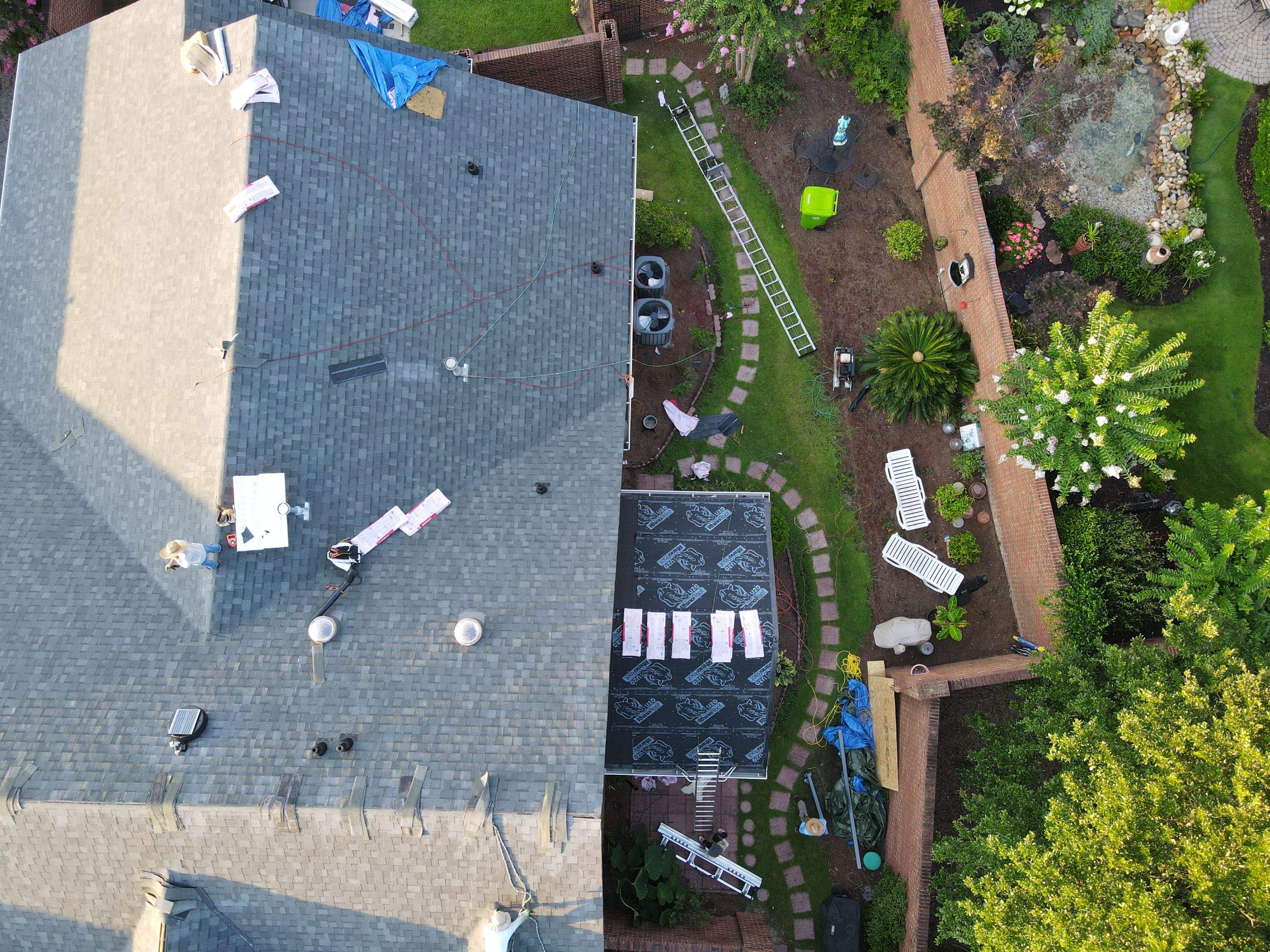 Residential Roofing Installation using Owens Corning® Oakridge Estate Gray by Indigo State Roofing