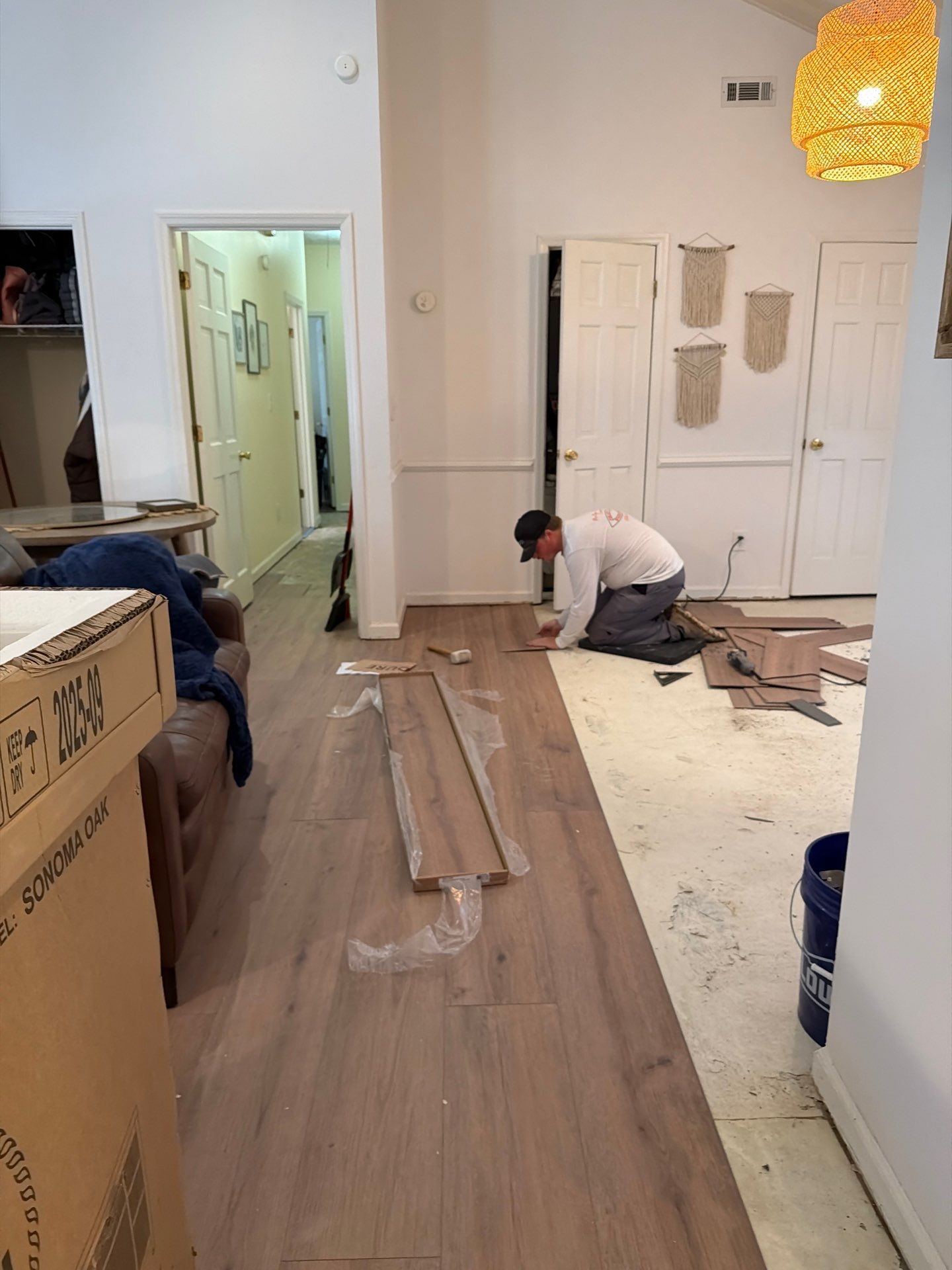 Covington Bathroom & Flooring Renovation by Praise God Painting, LLC