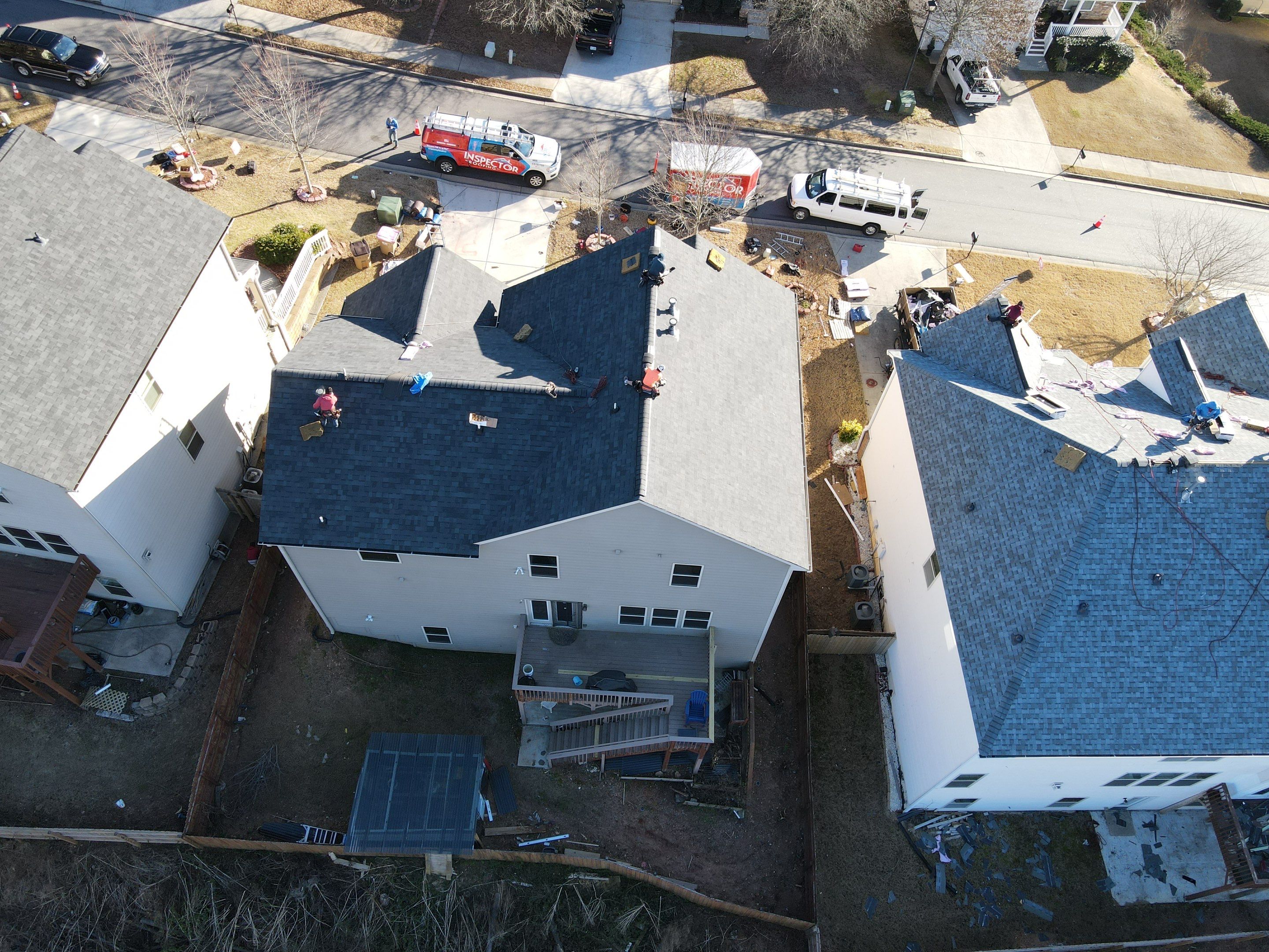 Residential Roofing Installation using Owens Corning by Inspector Roofing and Restoration