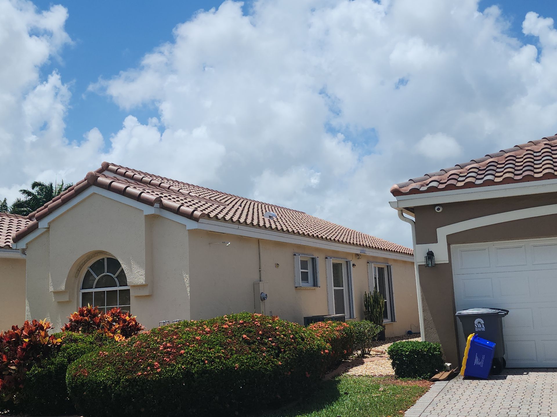 New Barrel Tile Roof Installation and Decking Repair in Boynton Beach by Aastro Roofing