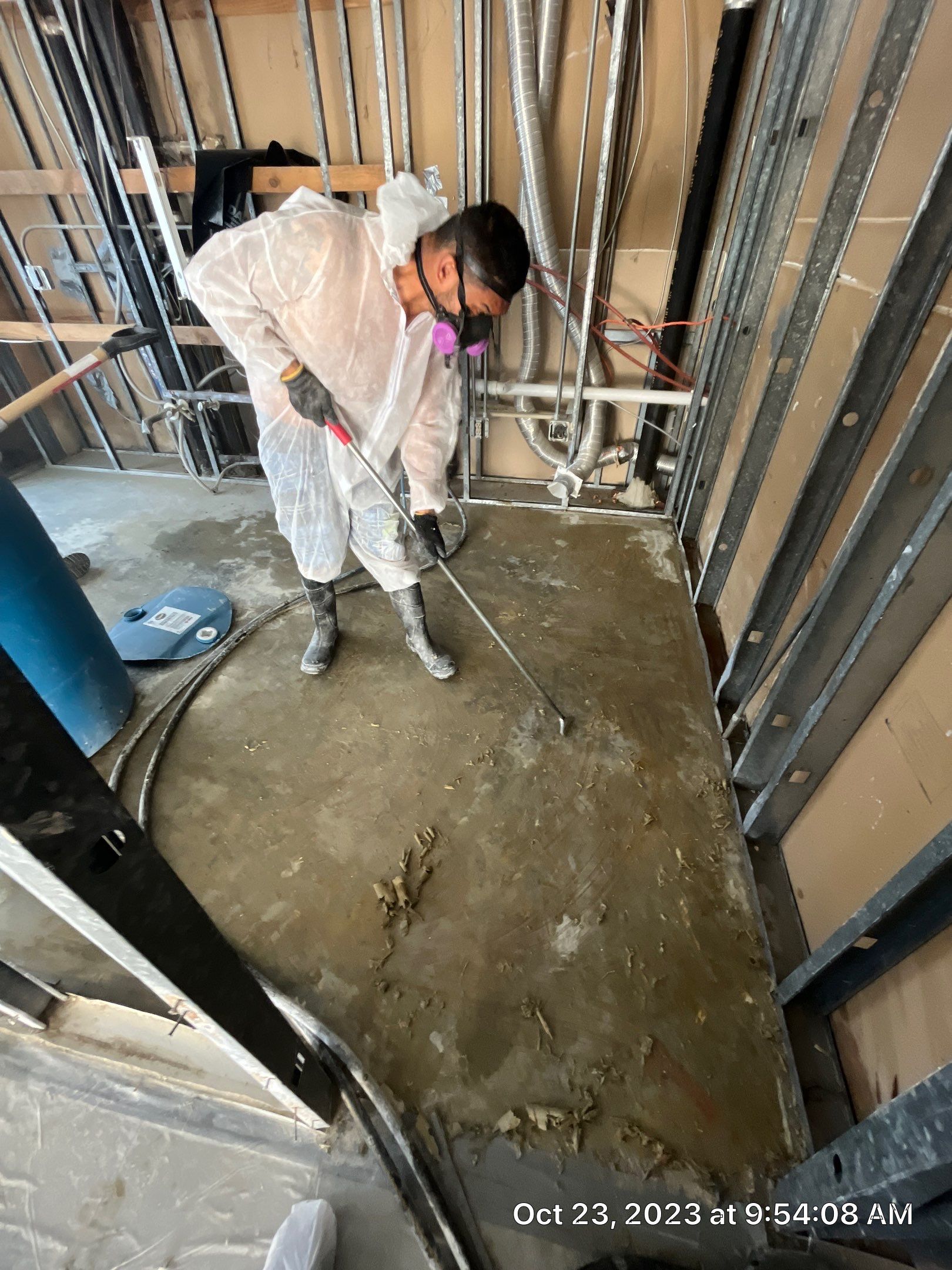 Interior Friable Asbestos Abatement by EAS Environmental, LLC.