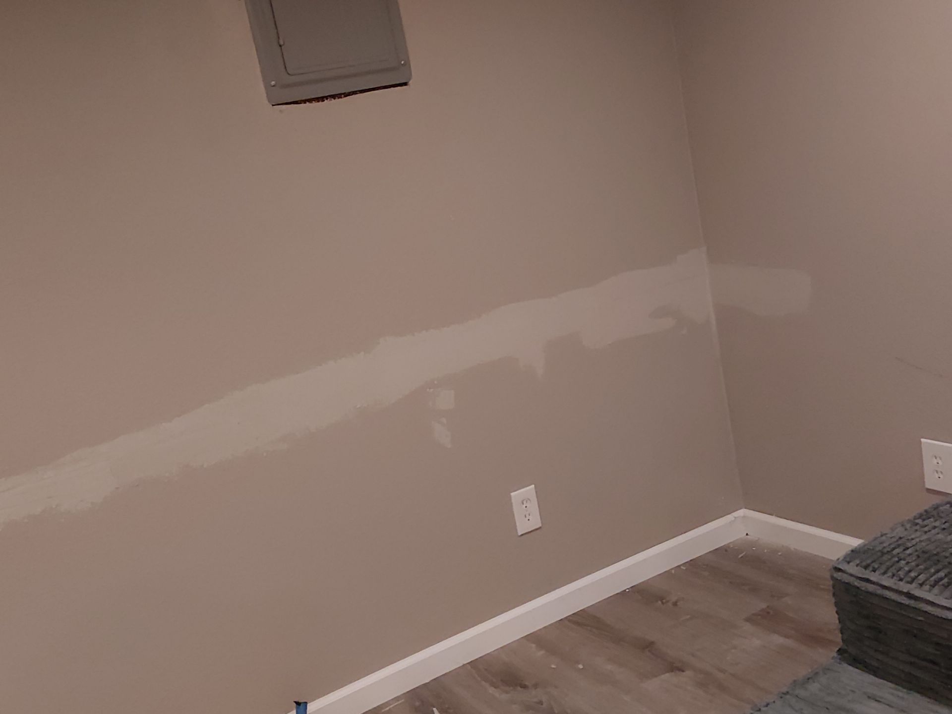 Drywall Repair Above Sliding Door + Seam Repair - Columbia, IL by Legendary Services Company LLC.