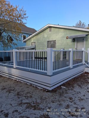Trex Decking and Railing Installation in Oak Island, NC