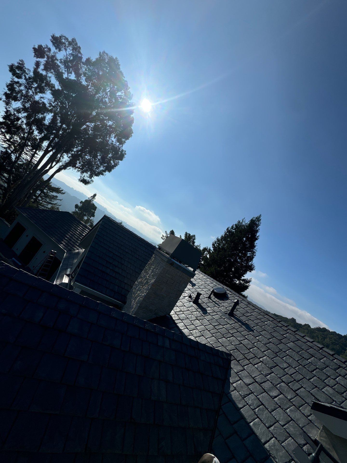 Residential Roofing Installation using Slate by Acker Roofing