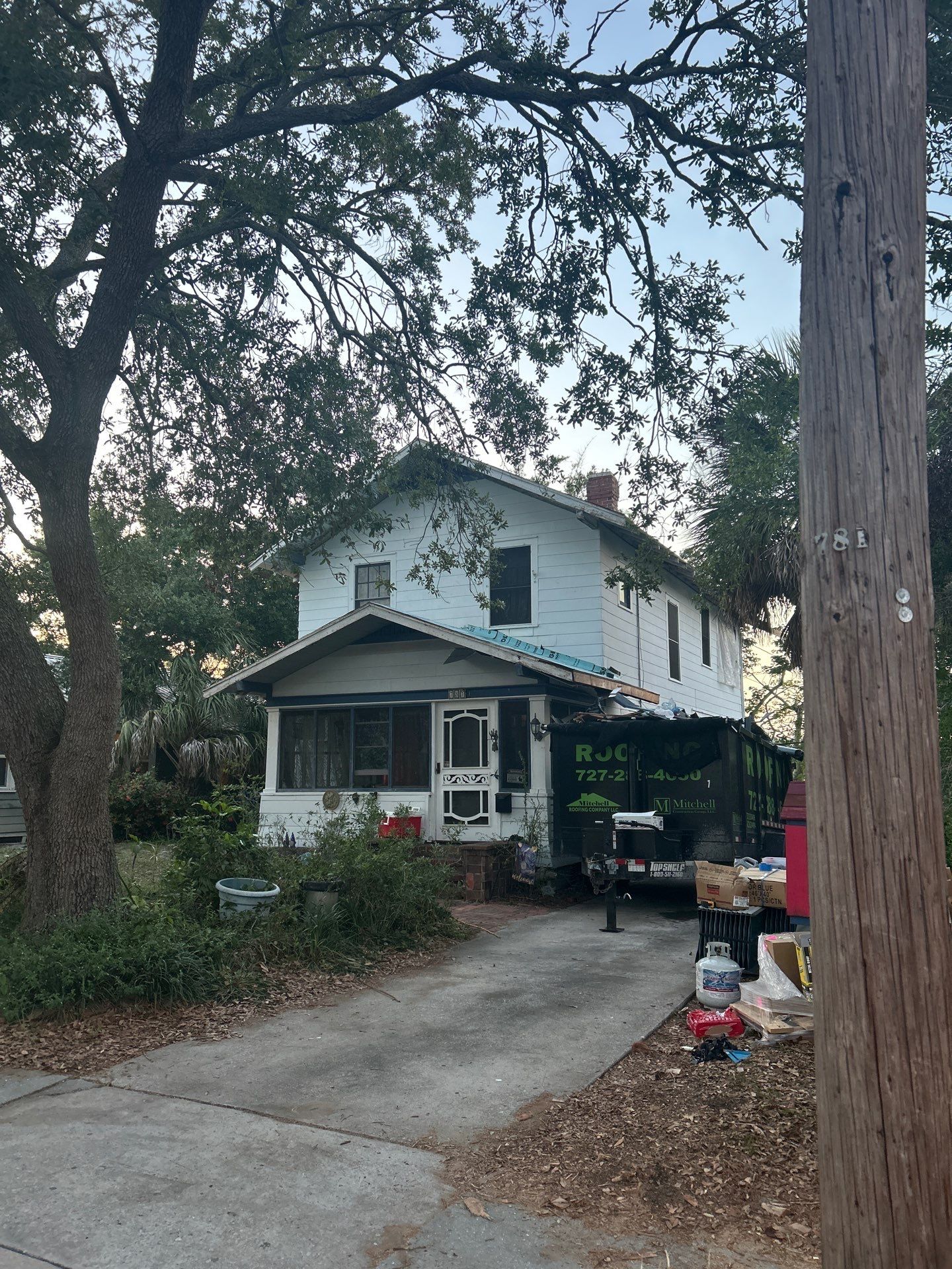 Project in St. Petersburg by Mitchell Roofing Company LLC