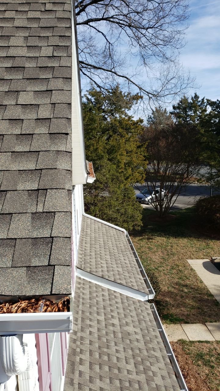 Gutter Cleaning using water by G&H Home Tech Pros LLC
