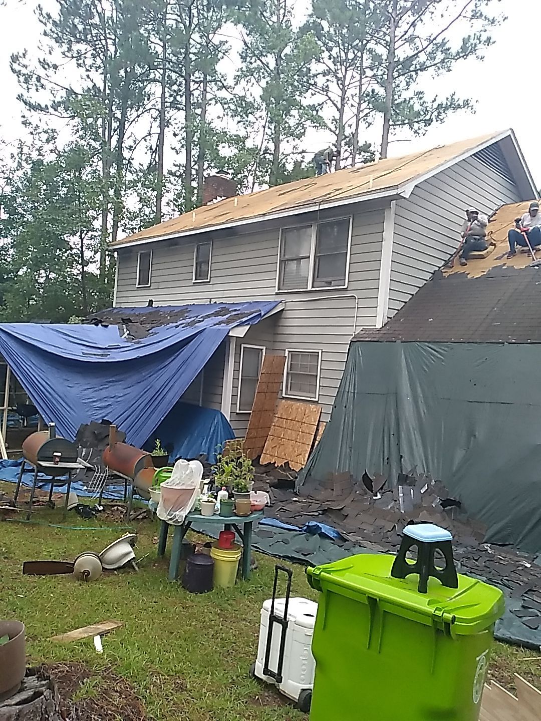 Residential Roofing and Porch Rebuild using Owens Corning Duration Shingles by Indigo State Roofing